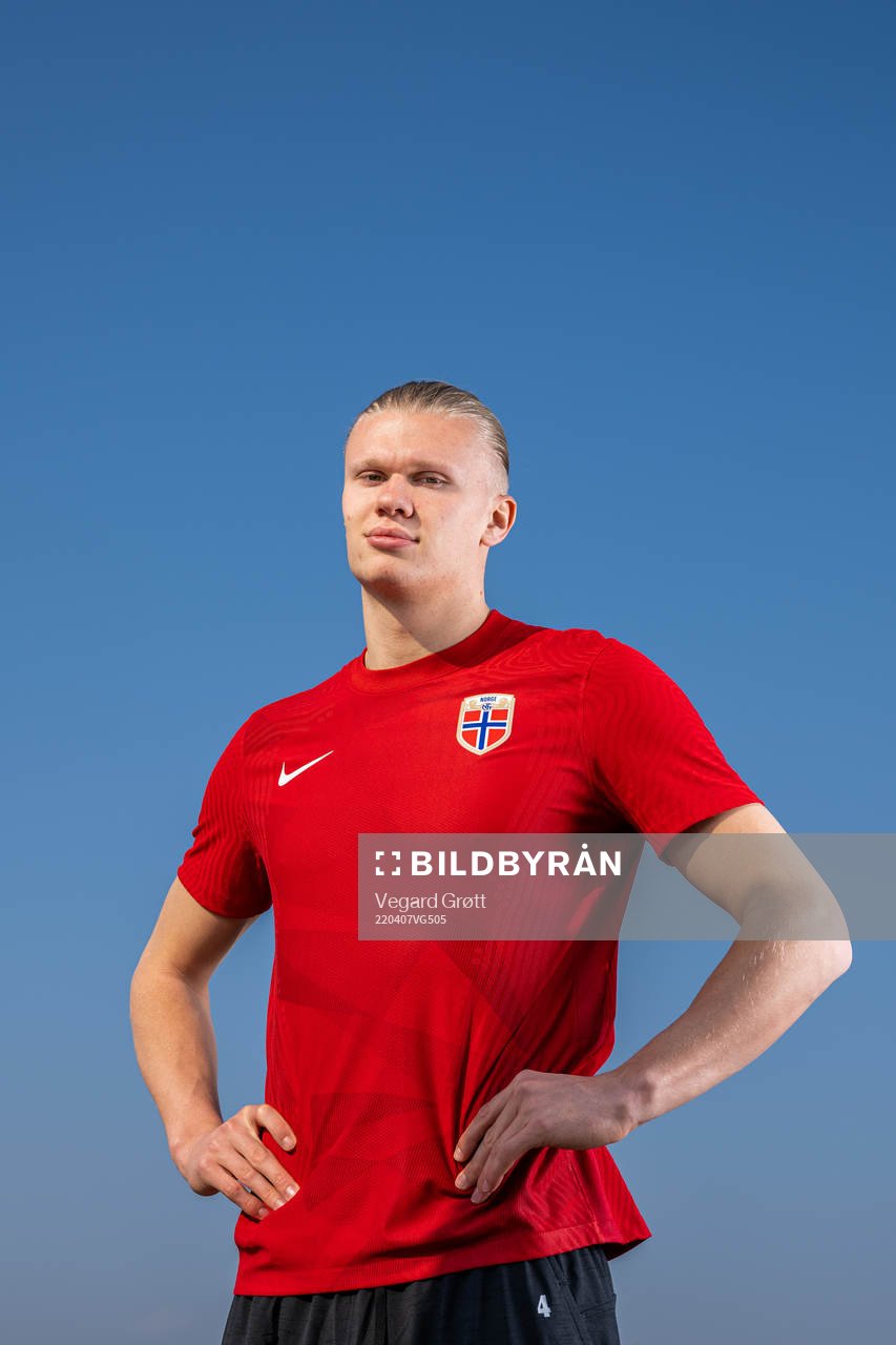 Erling Braut Haaland of the Norwegian national football