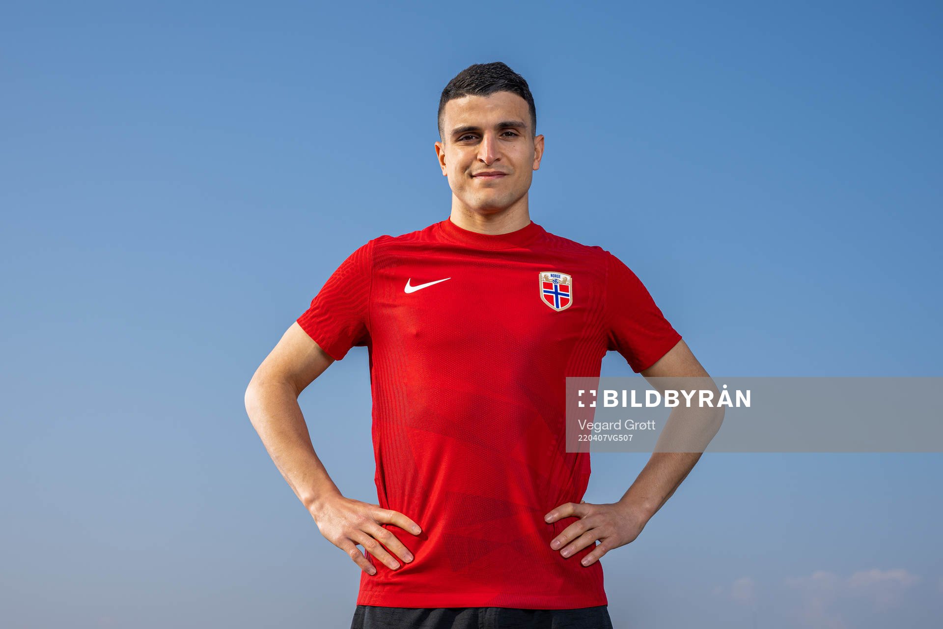 Mohamed Elyounoussi of the Norwegian national football team