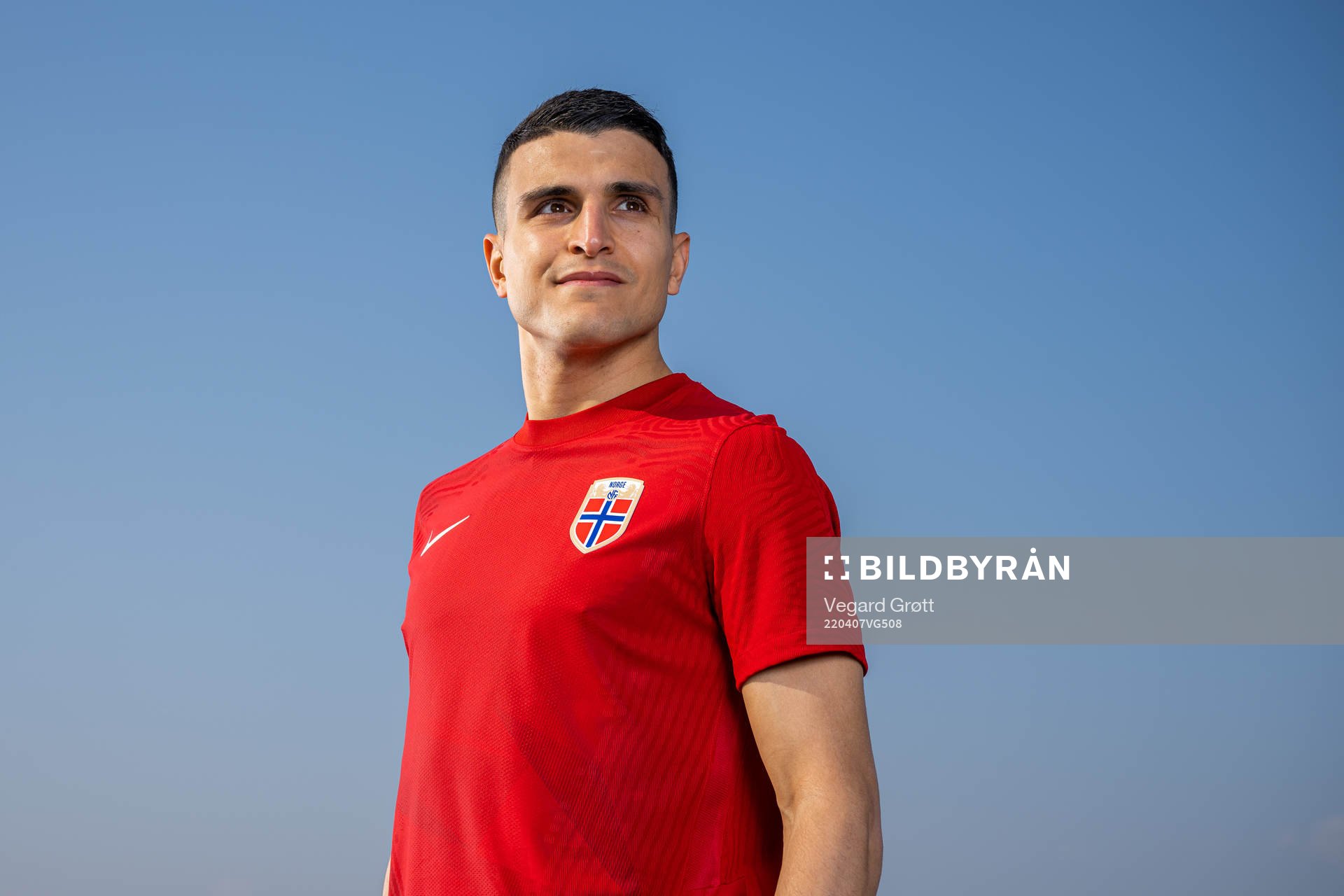 Mohamed Elyounoussi of the Norwegian national football team