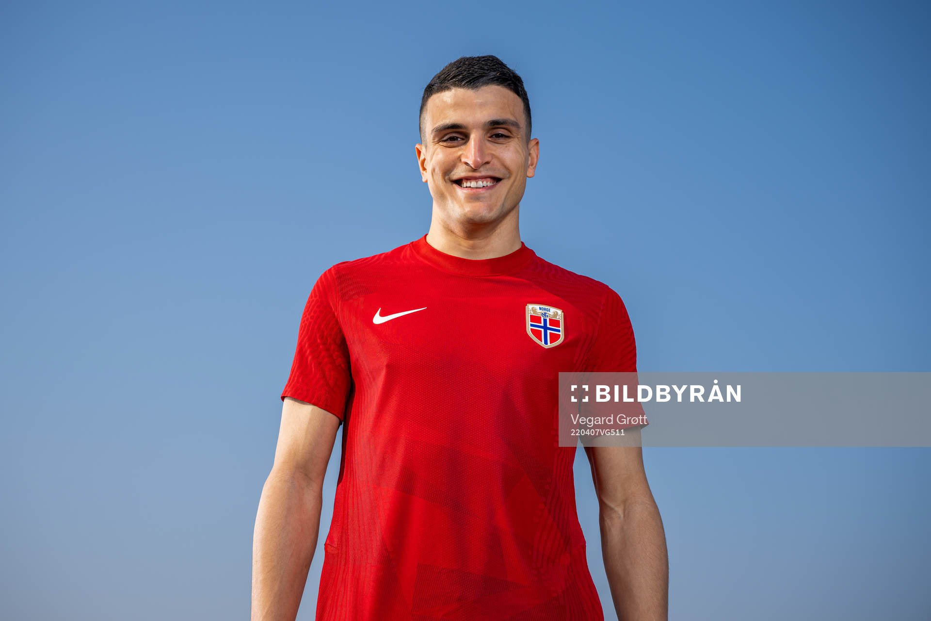 Mohamed Elyounoussi of the Norwegian national football team