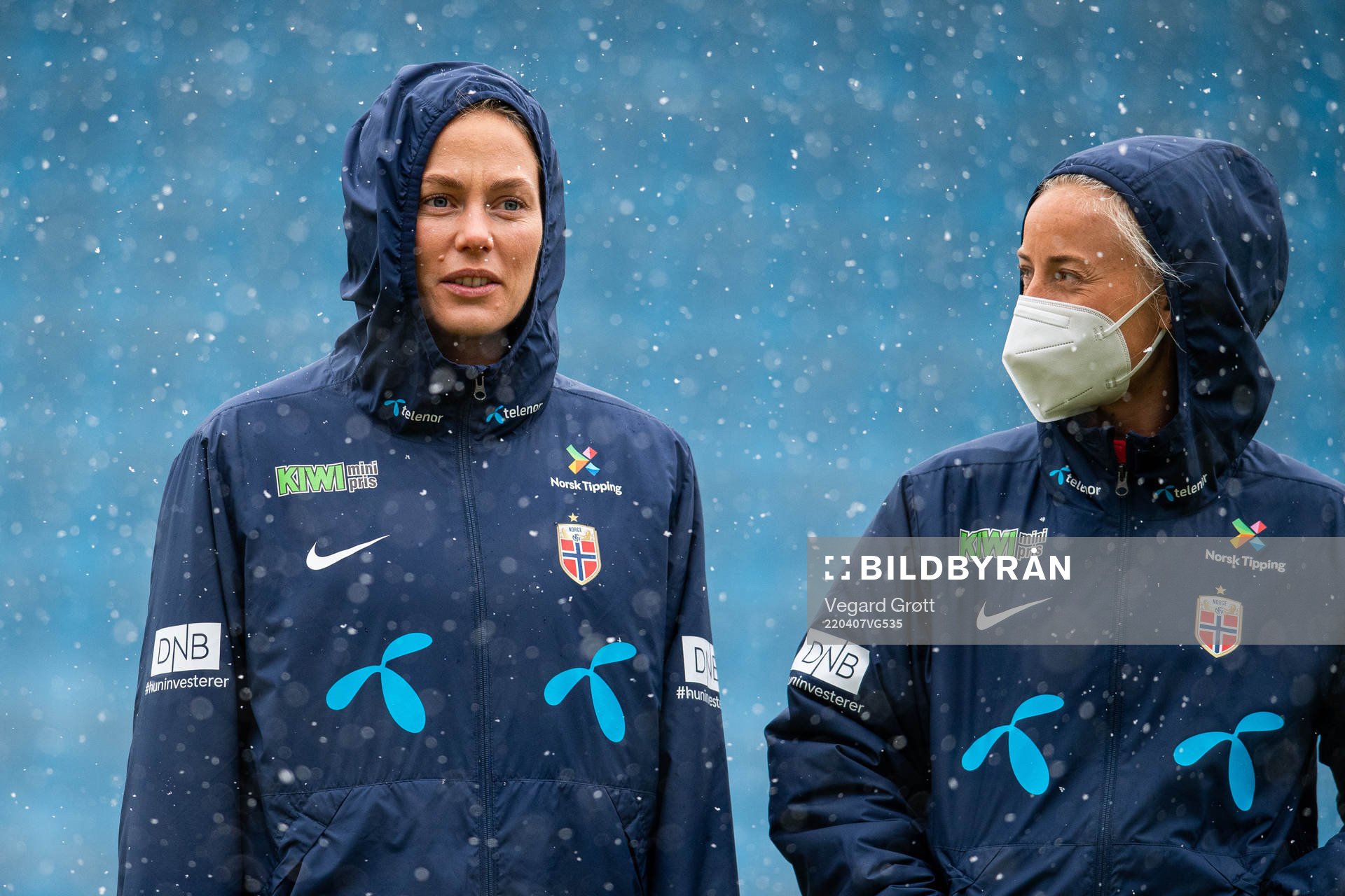 Guro Bergsvand and Anja Sønstevold of Norway