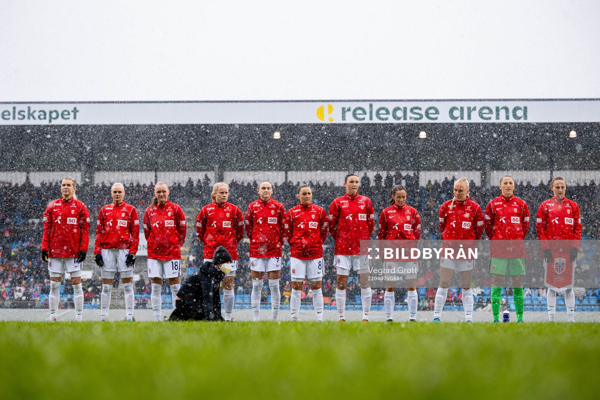 Ada Hegerberg, Karina Sævik, Frida Maanum, Julie Blakstad,