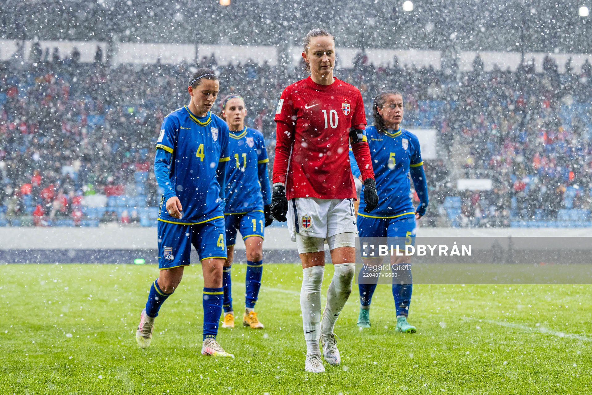 Caroline Graham Hansen of Norway at half-time