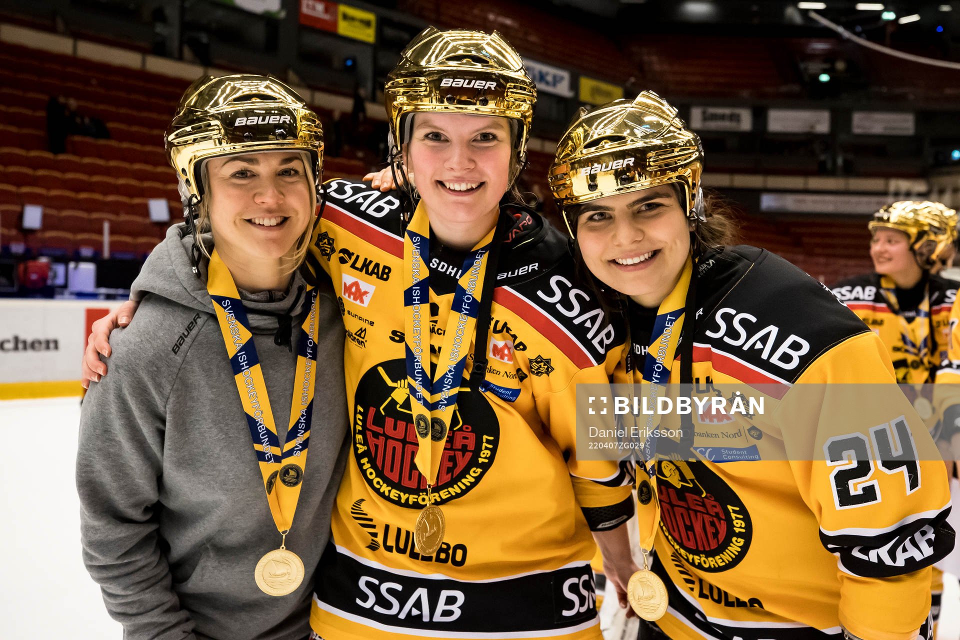 Luleås Johanna Olofsson och Pernilla Forsgren och Noemi