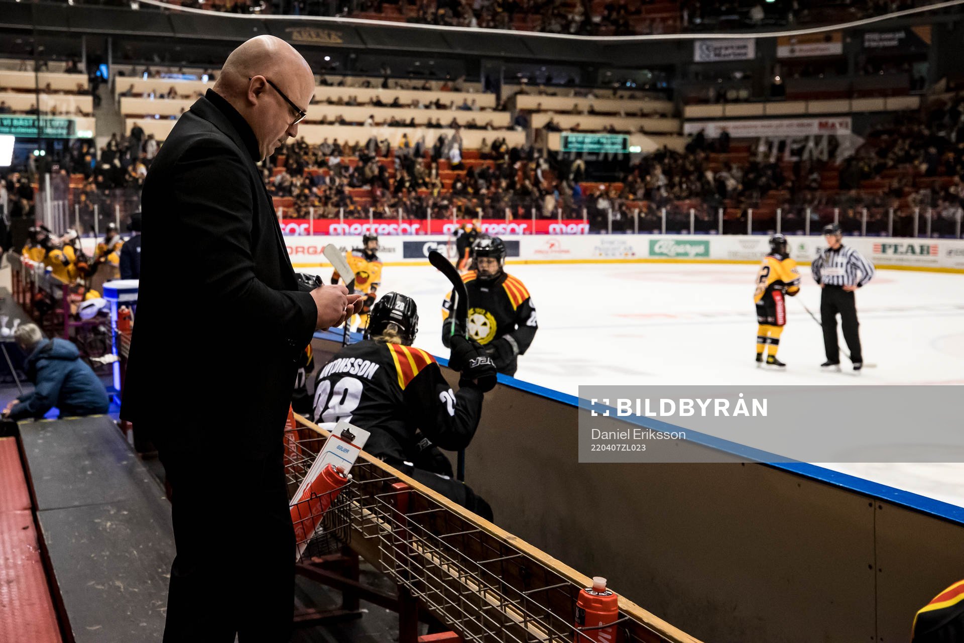 Brynäs tränare Henrik Glaas