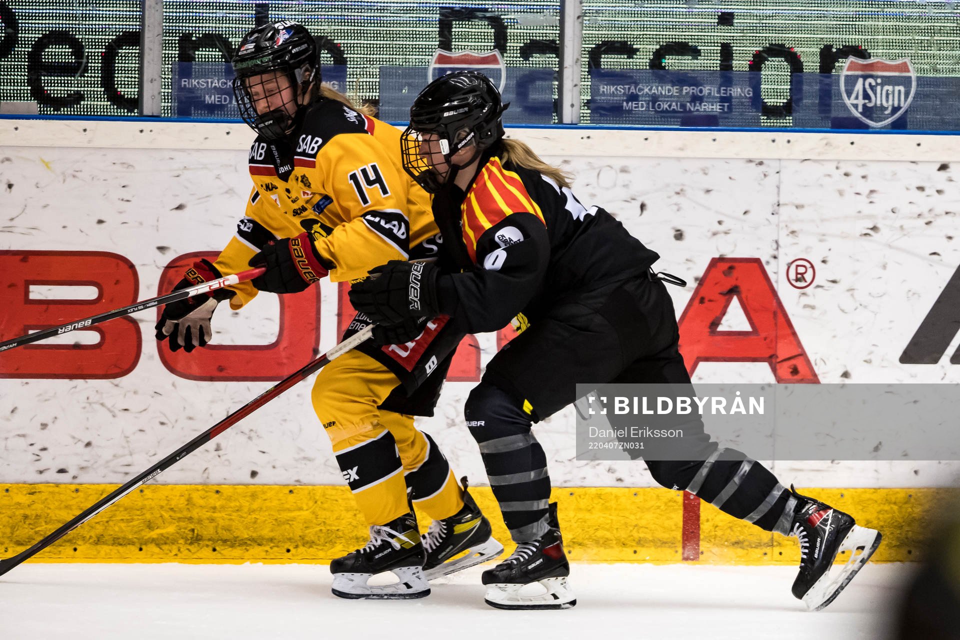 Luleås Wilma Sjölund och Brynäs Josefin Bouveng