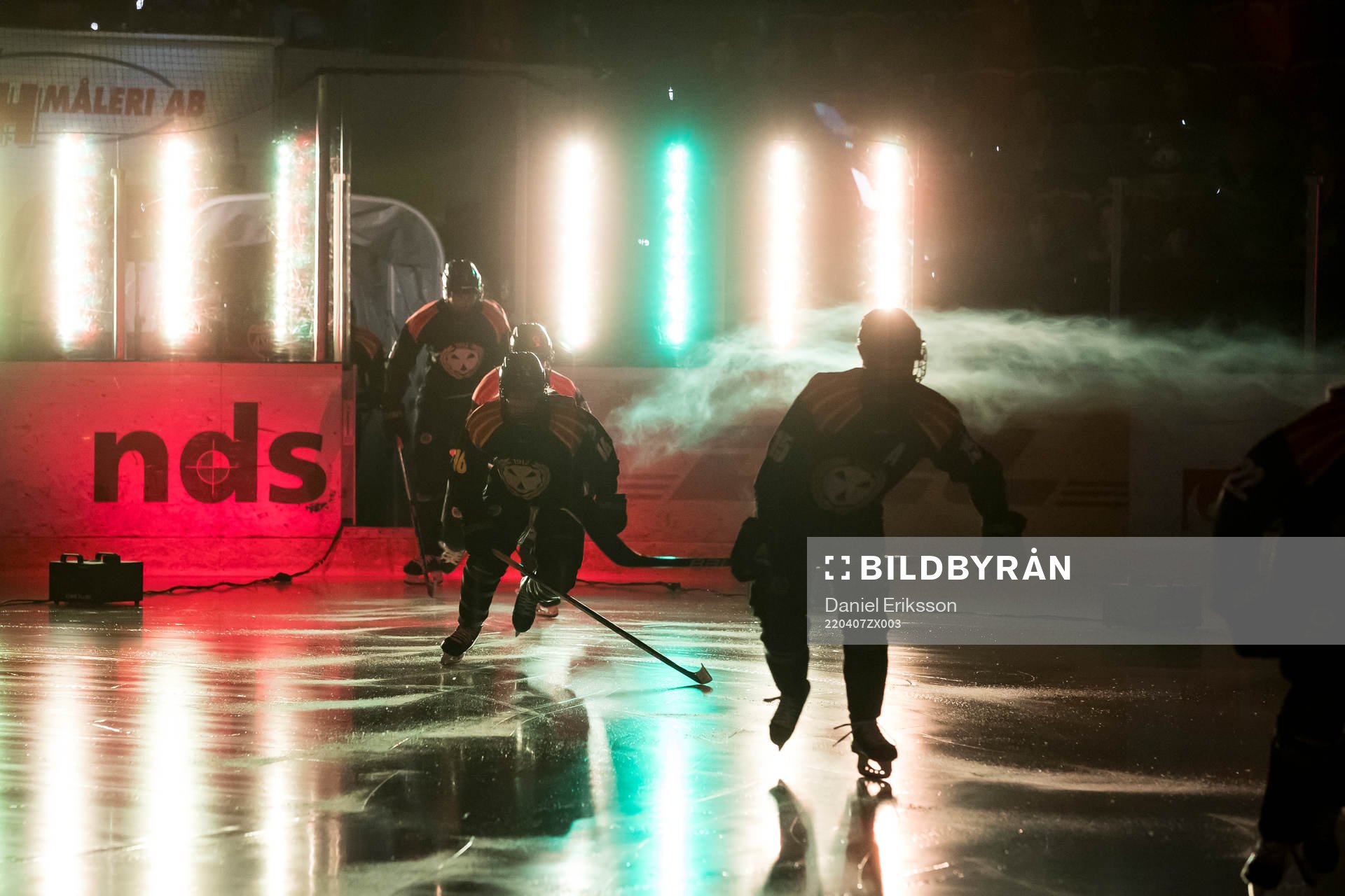 Brynäs spelare gör entre