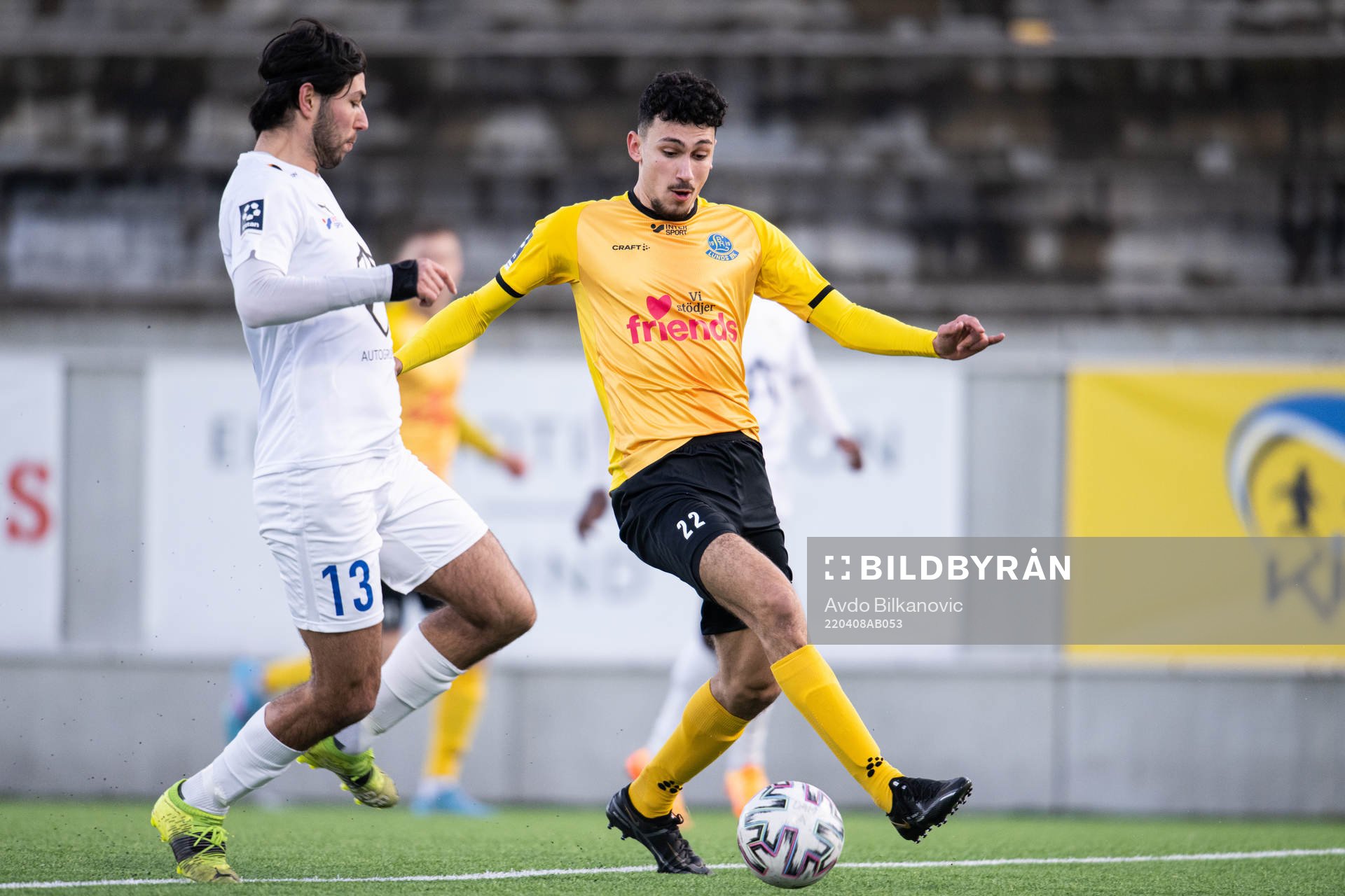 Lunds Dion Krasniqi och IFK Malmös Geronimo Balint
