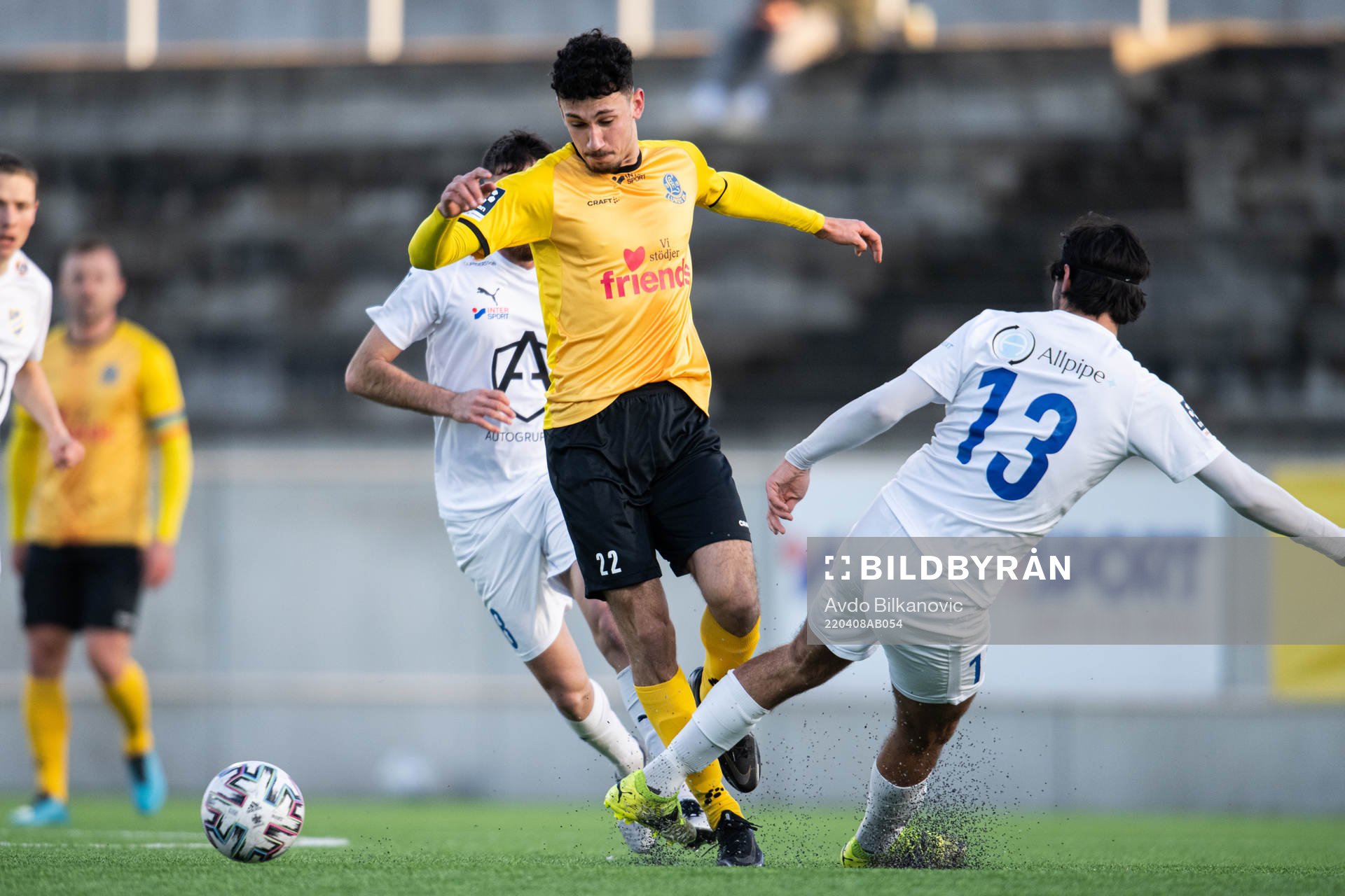 Lunds Dion Krasniqi och IFK Malmös Geronimo Balint
