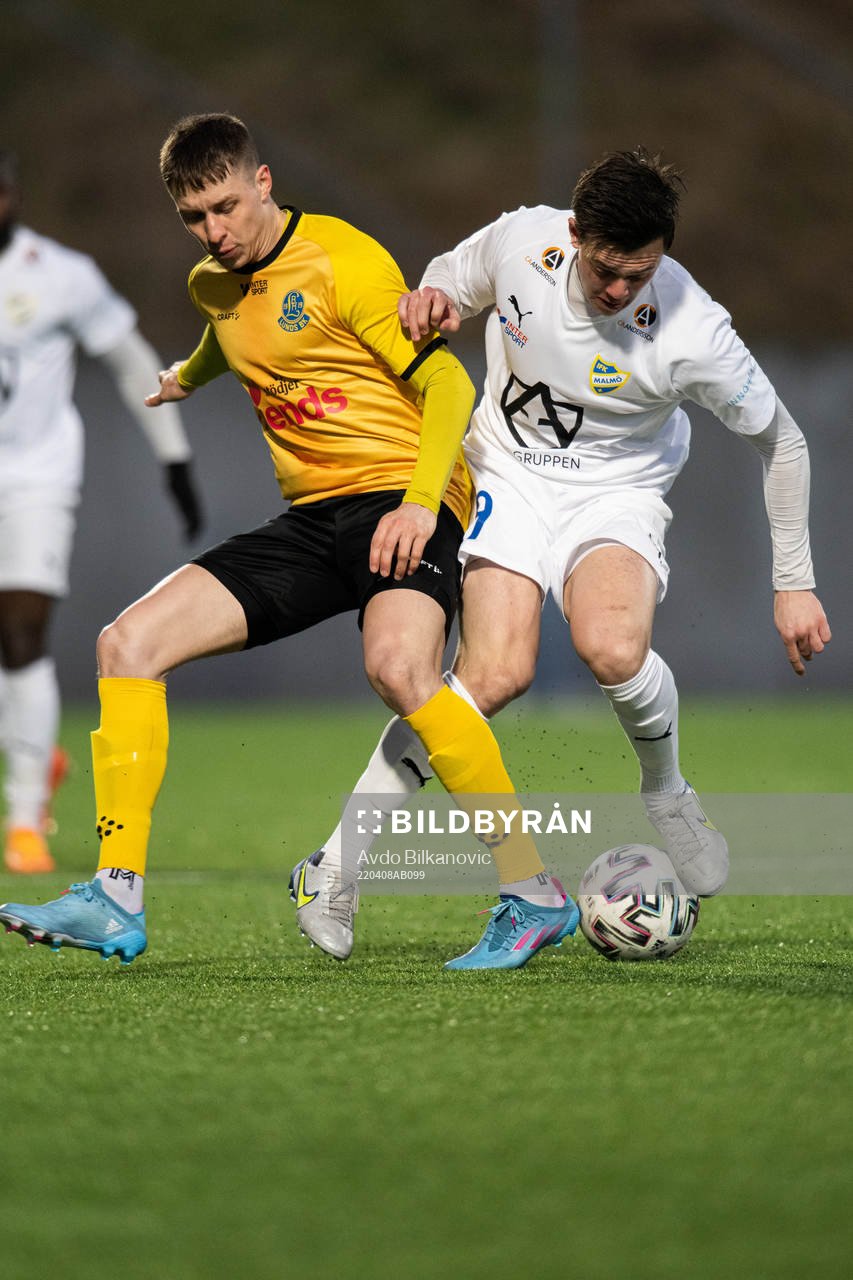 Lunds Gustav Båth Sågänger och IFK Malmös Emil Johansson