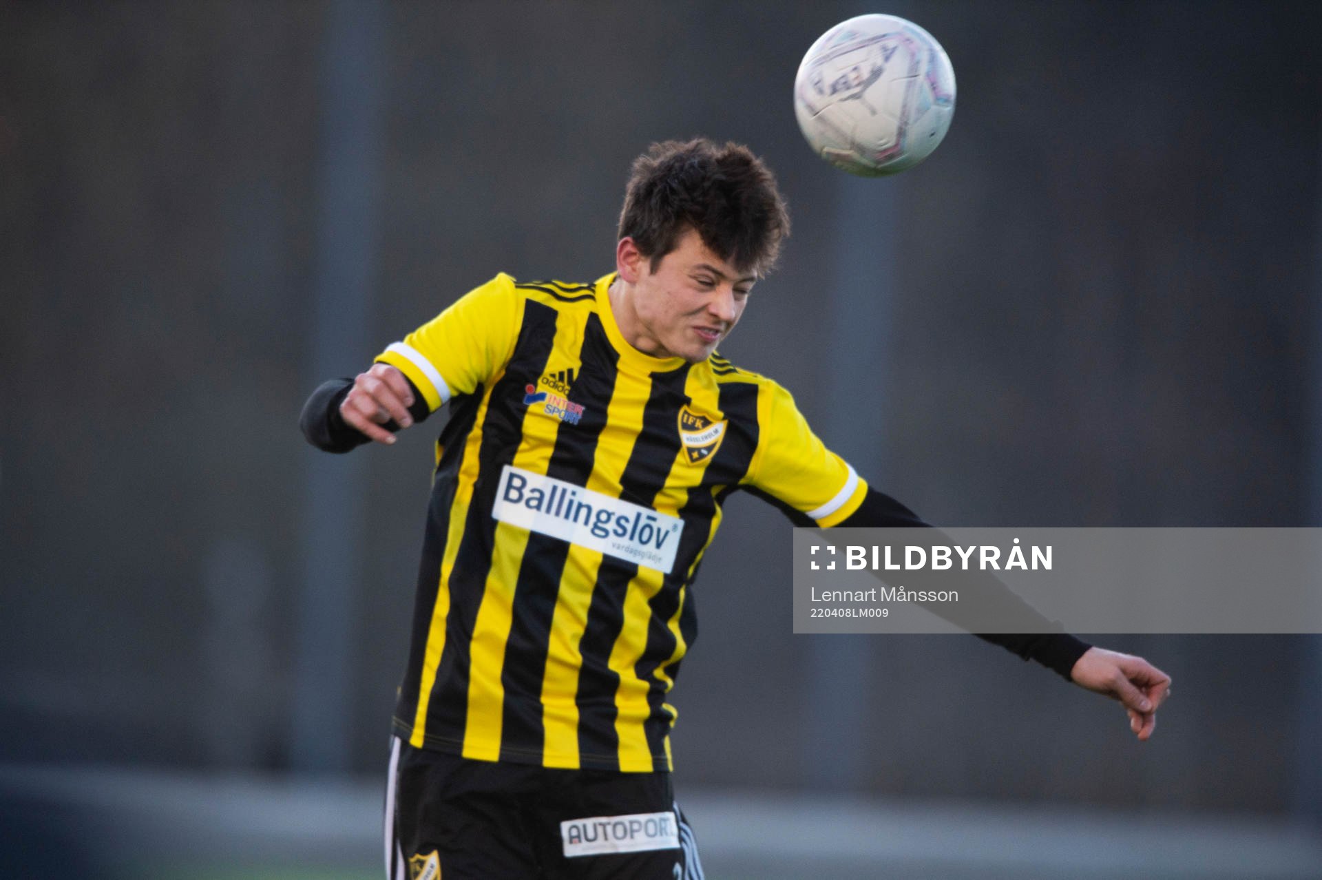 IFK Hässleholms  Isak Orajärvi i matchen i div. 2 Södra