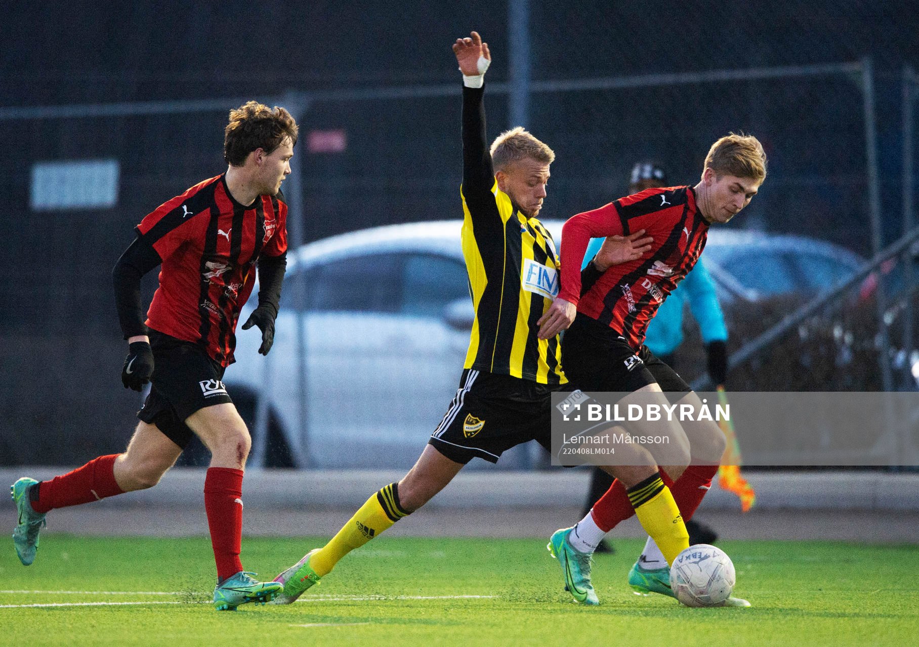IFK Hässleholms  Jens Lynard i matchen i div. 2 Södra