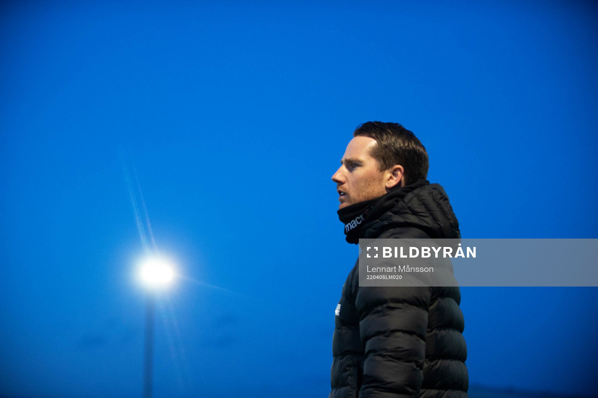 IFK Hässleholms tränare Johan Persson220408 i matchen i