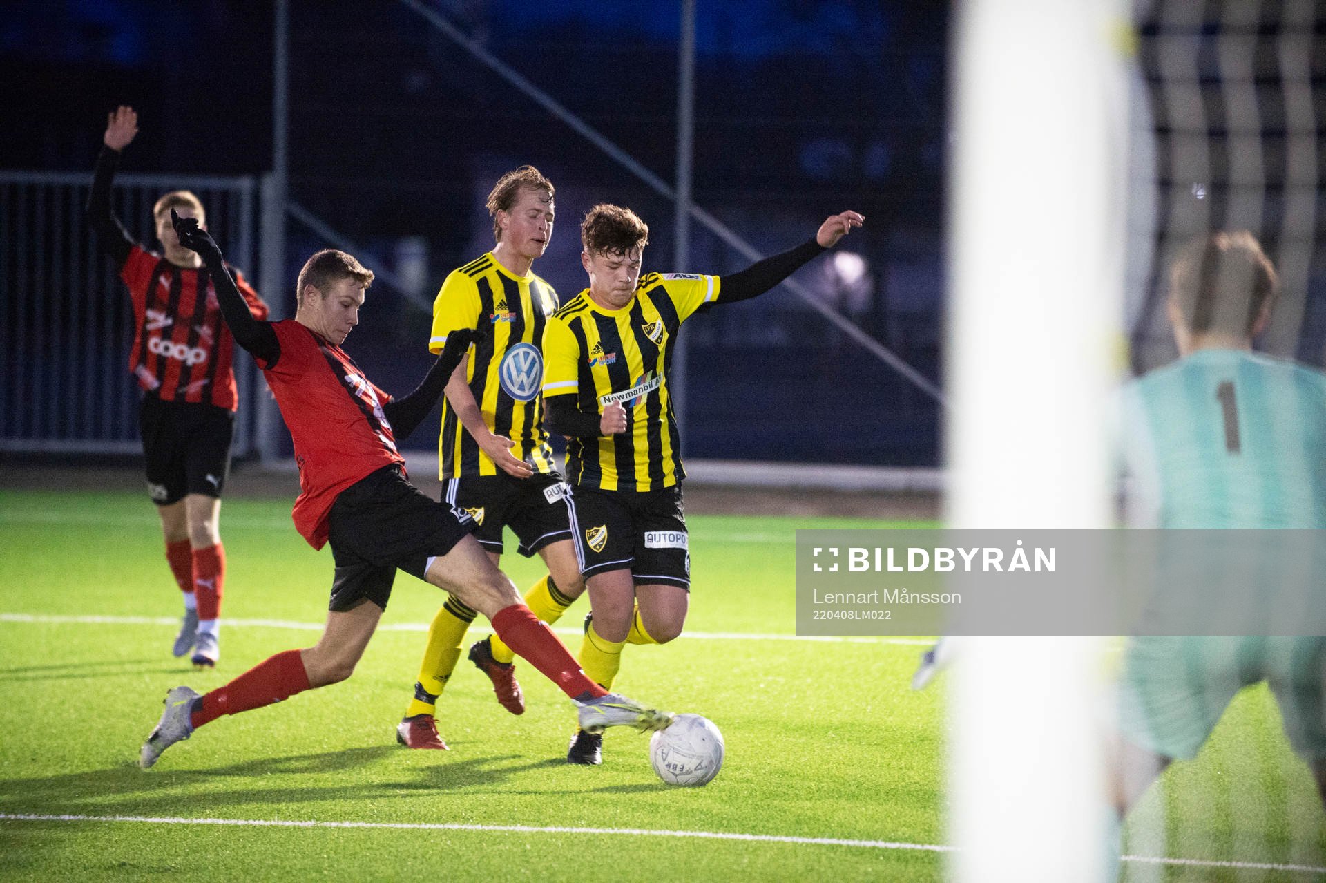 IFK Hässleholms Max Nilsson i matchen i div. 2 Södra