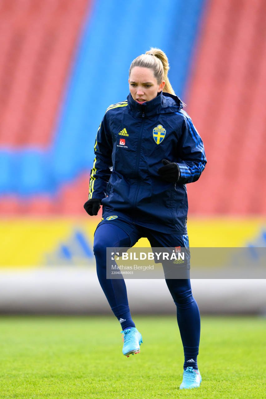 Elin Rubensson of the Swedish women's national football team