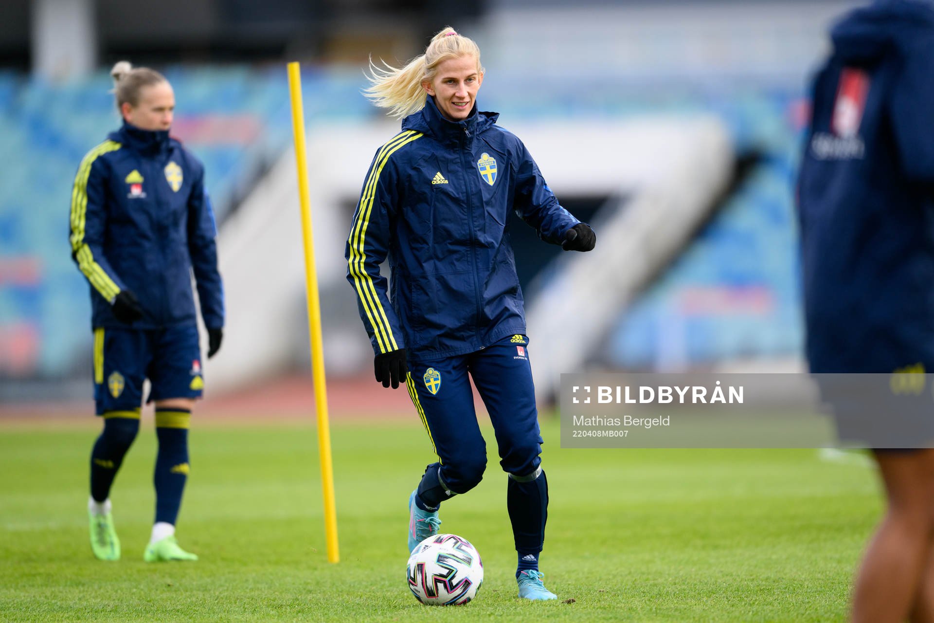 Sofia Jakobsson of the Swedish women's national football