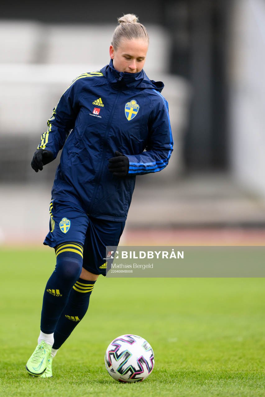 Filippa Curmark of the Swedish women's national football