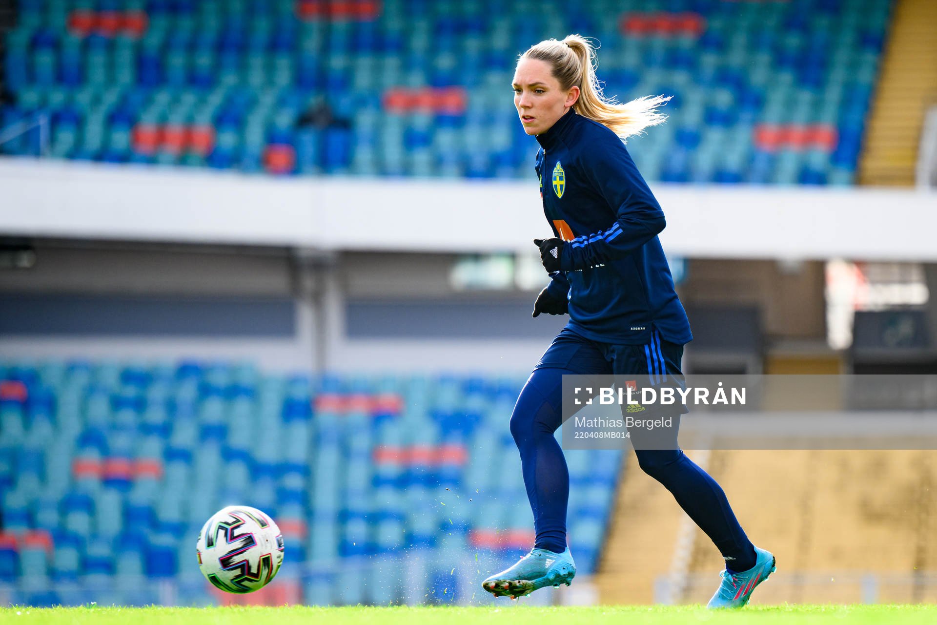 Elin Rubensson of the Swedish women's national football team