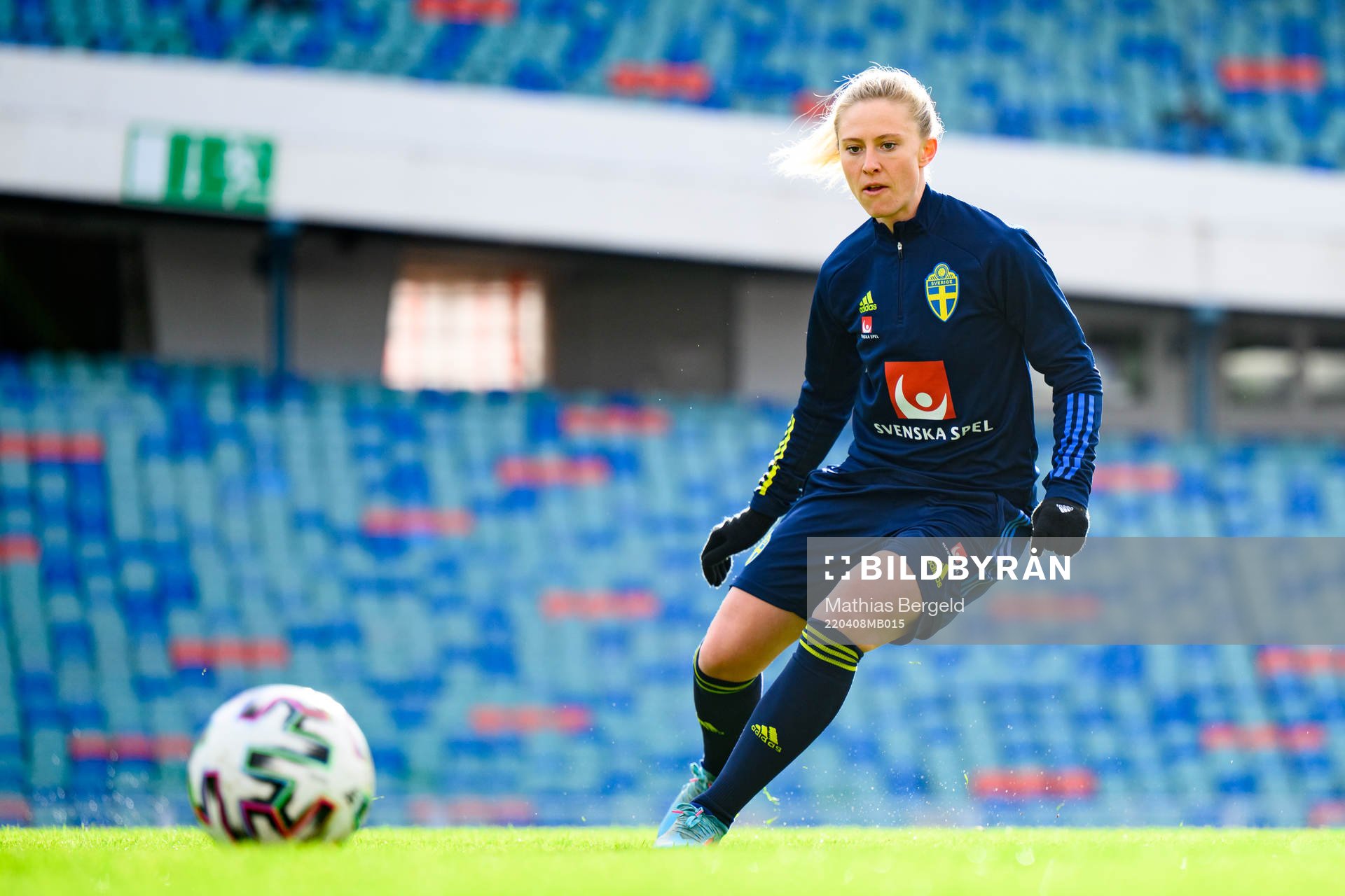 Rebecka Blomqvist of the Swedish women's national football