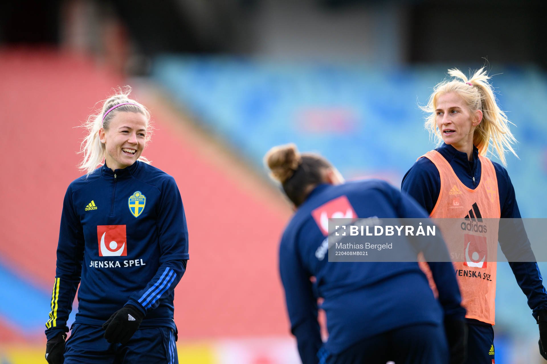 Hanna Glas and Sofia Jakobsson of the Swedish women's