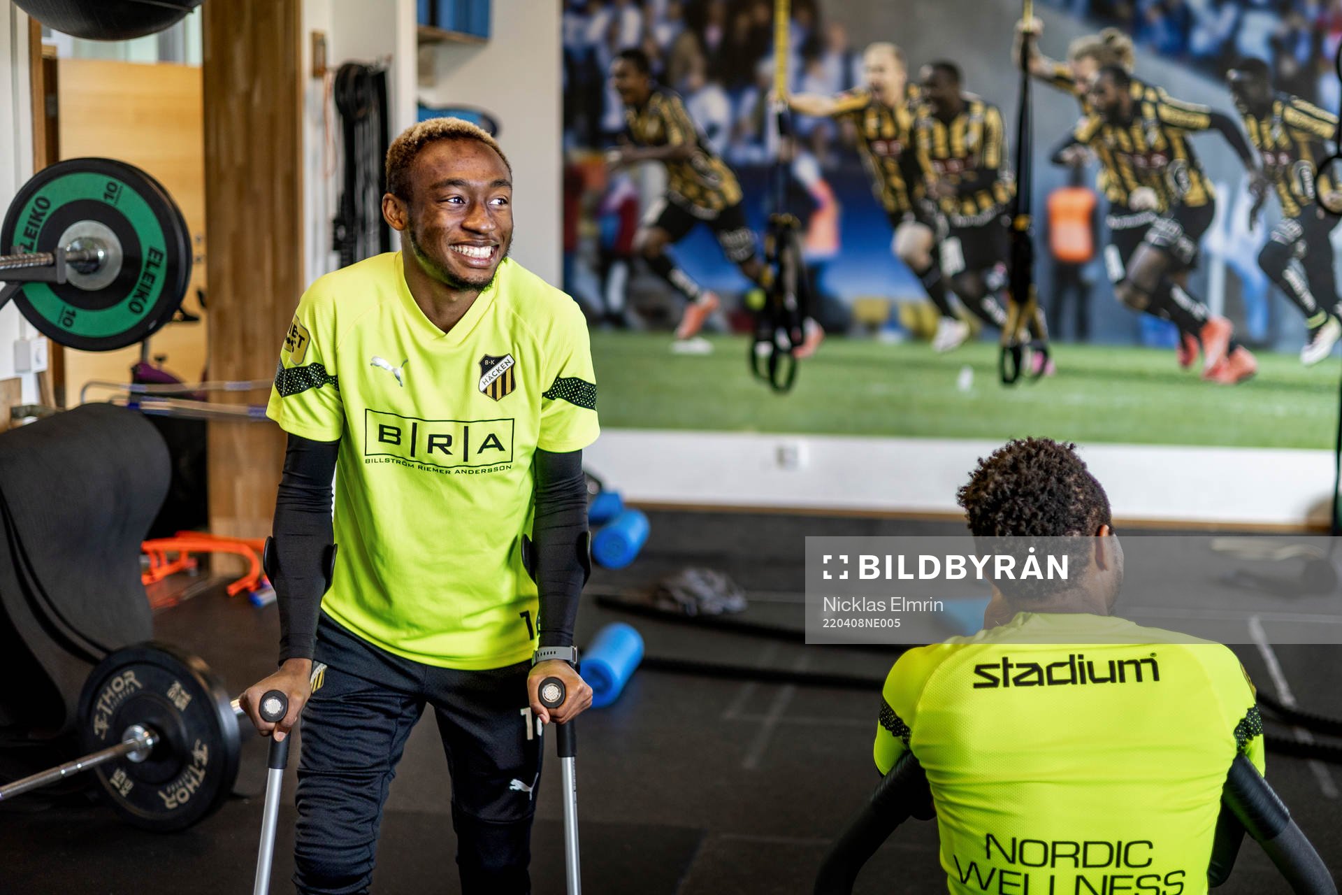 Häckens Benie Traoré rehab tränar