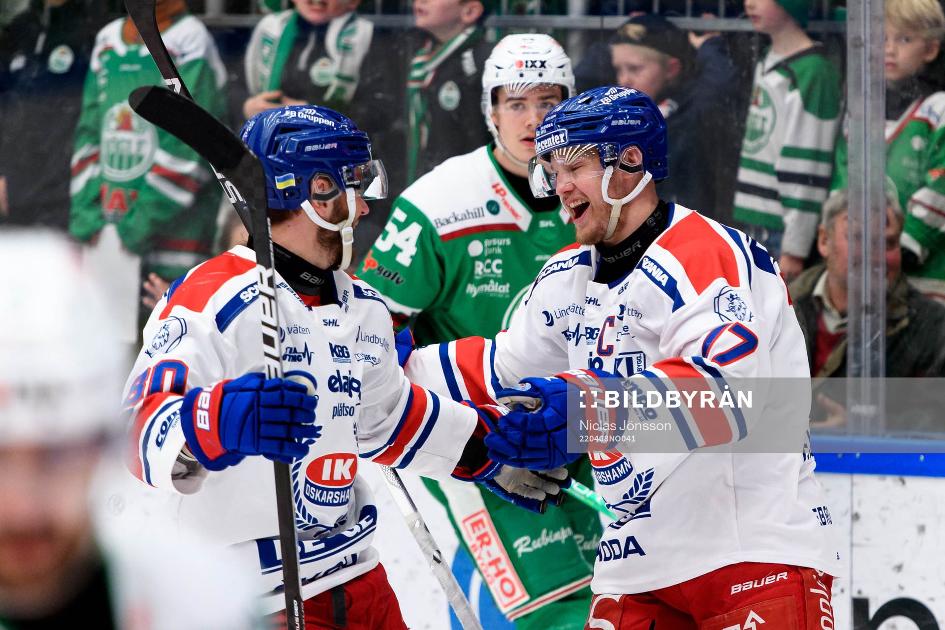 Oskarshamns Jonas Engström jublar