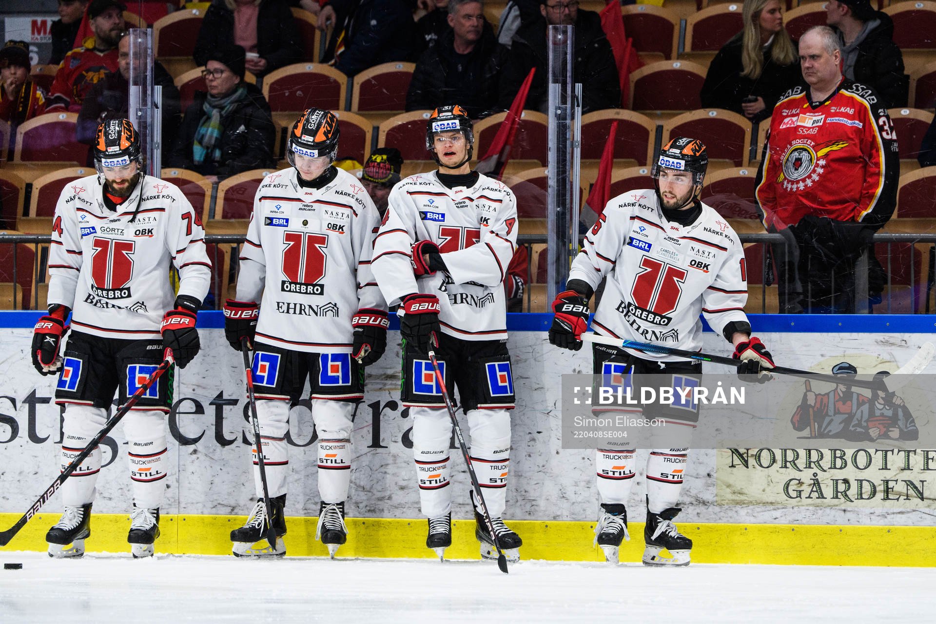 Örebros Nick Ebert och lagkamrater