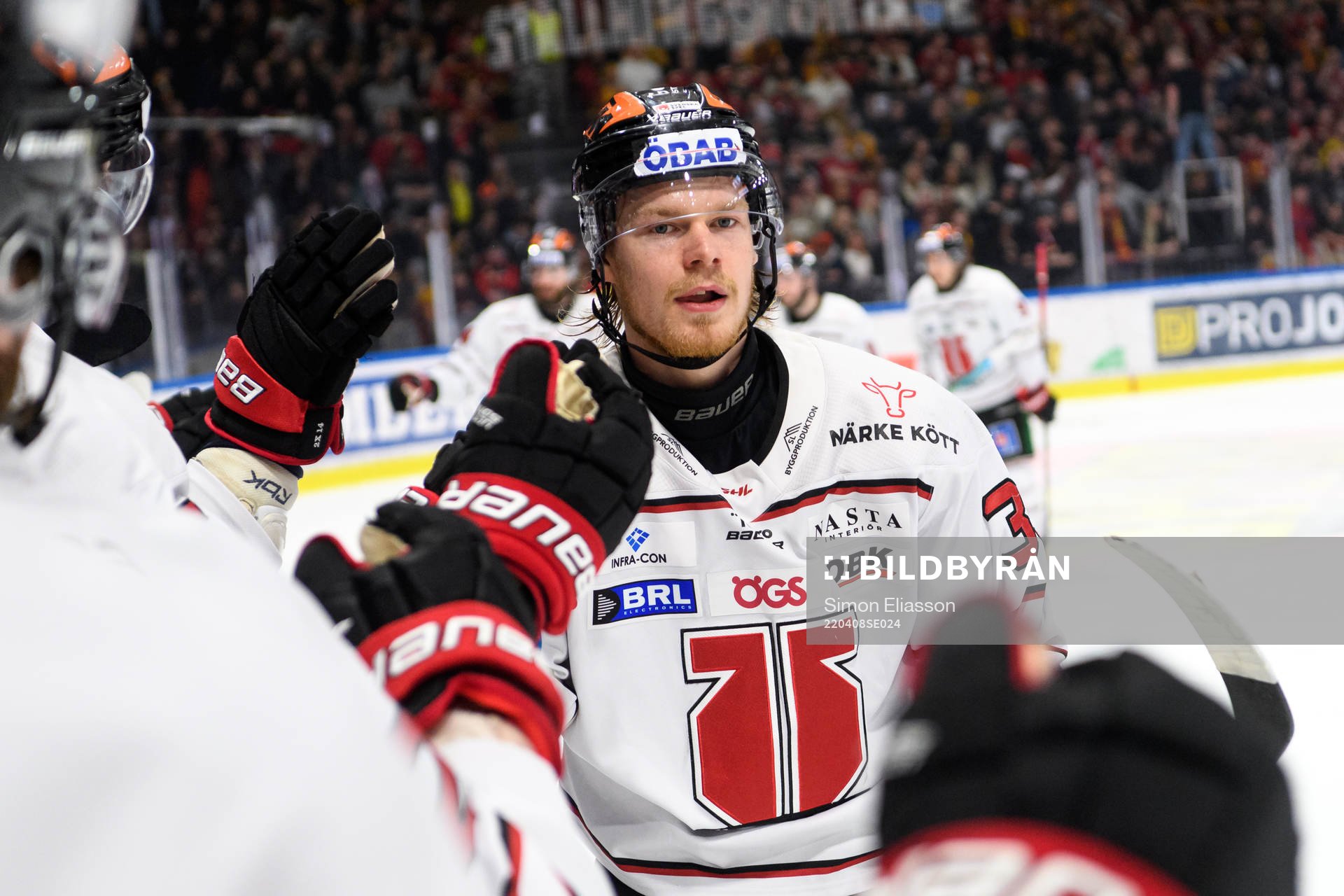 Örebros Christopher Mastomäki jublar