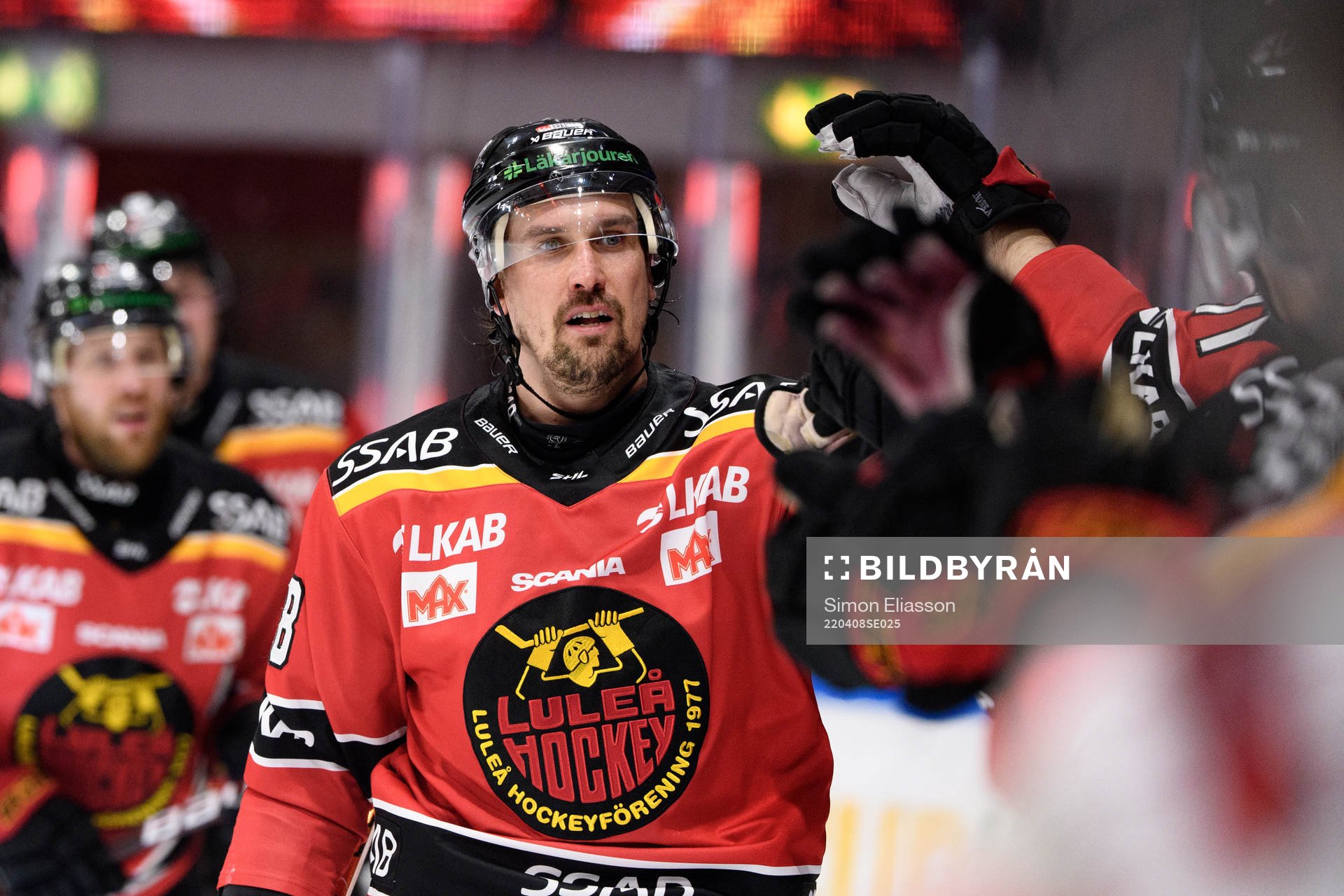 Luleås Sami Lepistö jublar
