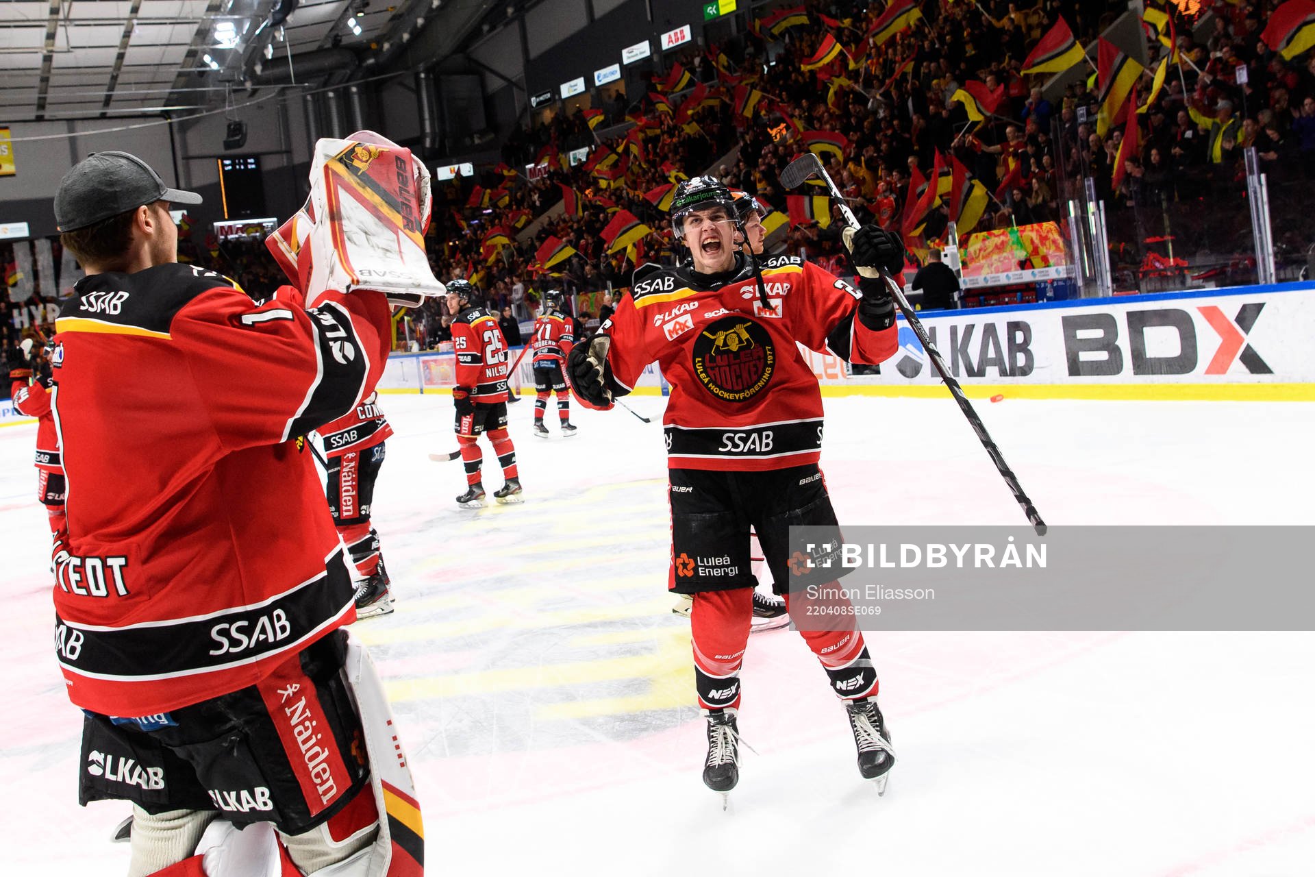 Luleås Radek Muzik jublar