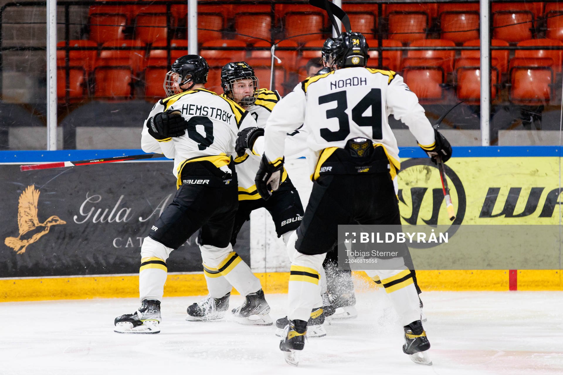 Brynäs Linus Hemström jublar