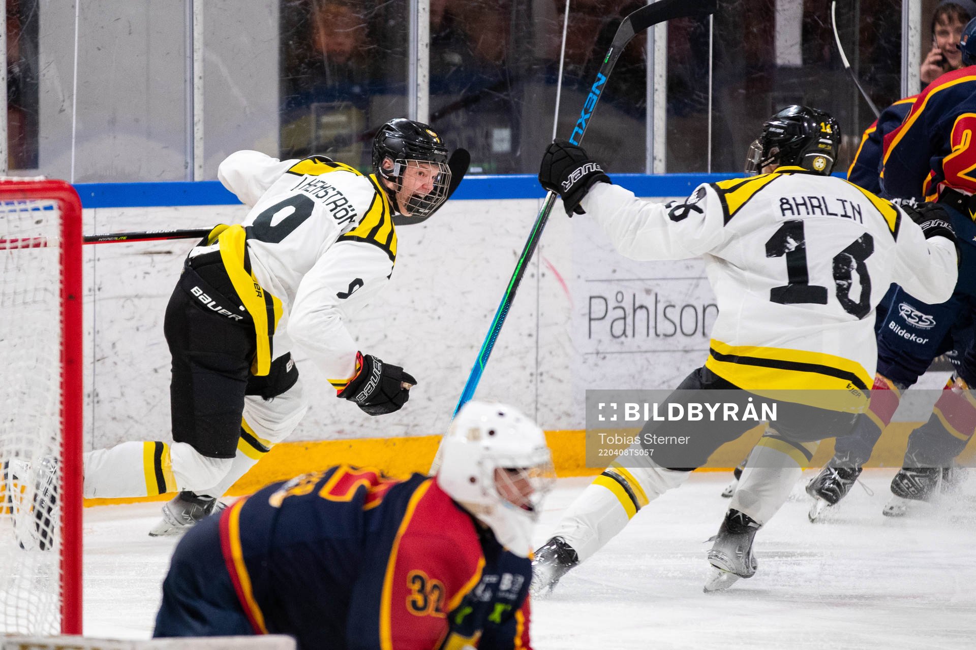 Brynäs Linus Hemström jublar