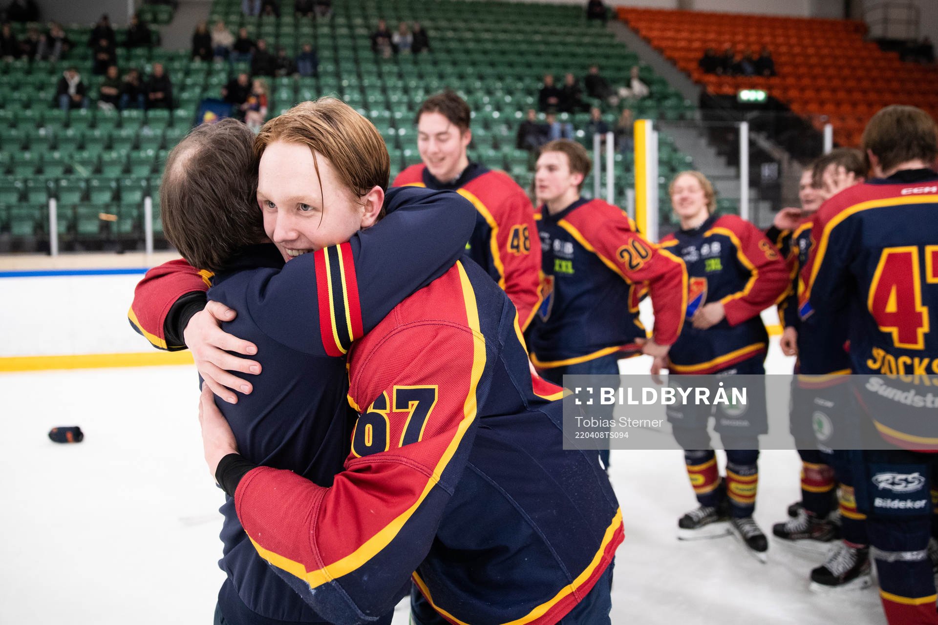 Djurgårdens Melvin Wersäll jublar