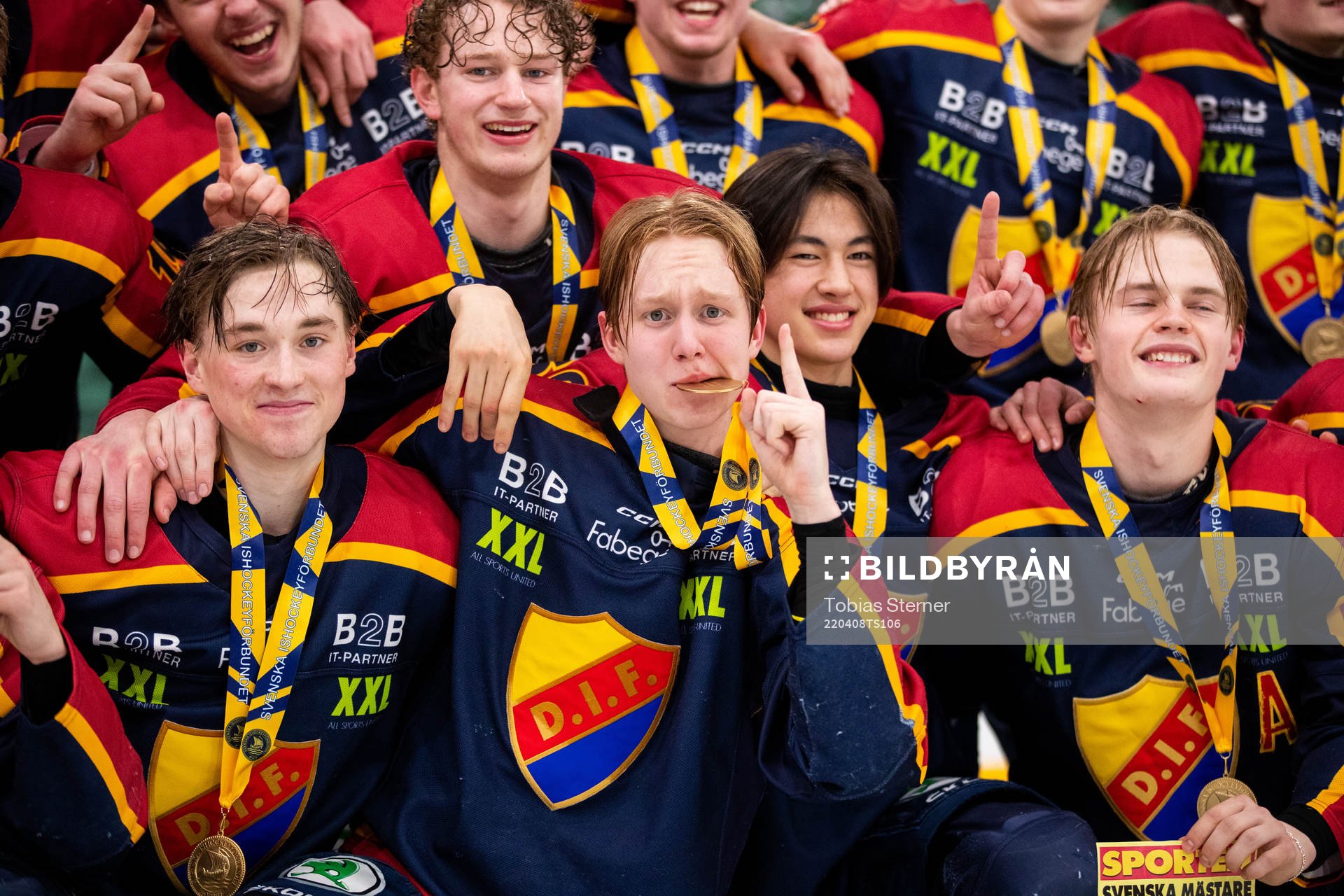 Djurgårdens Melvin Wersäll jublar