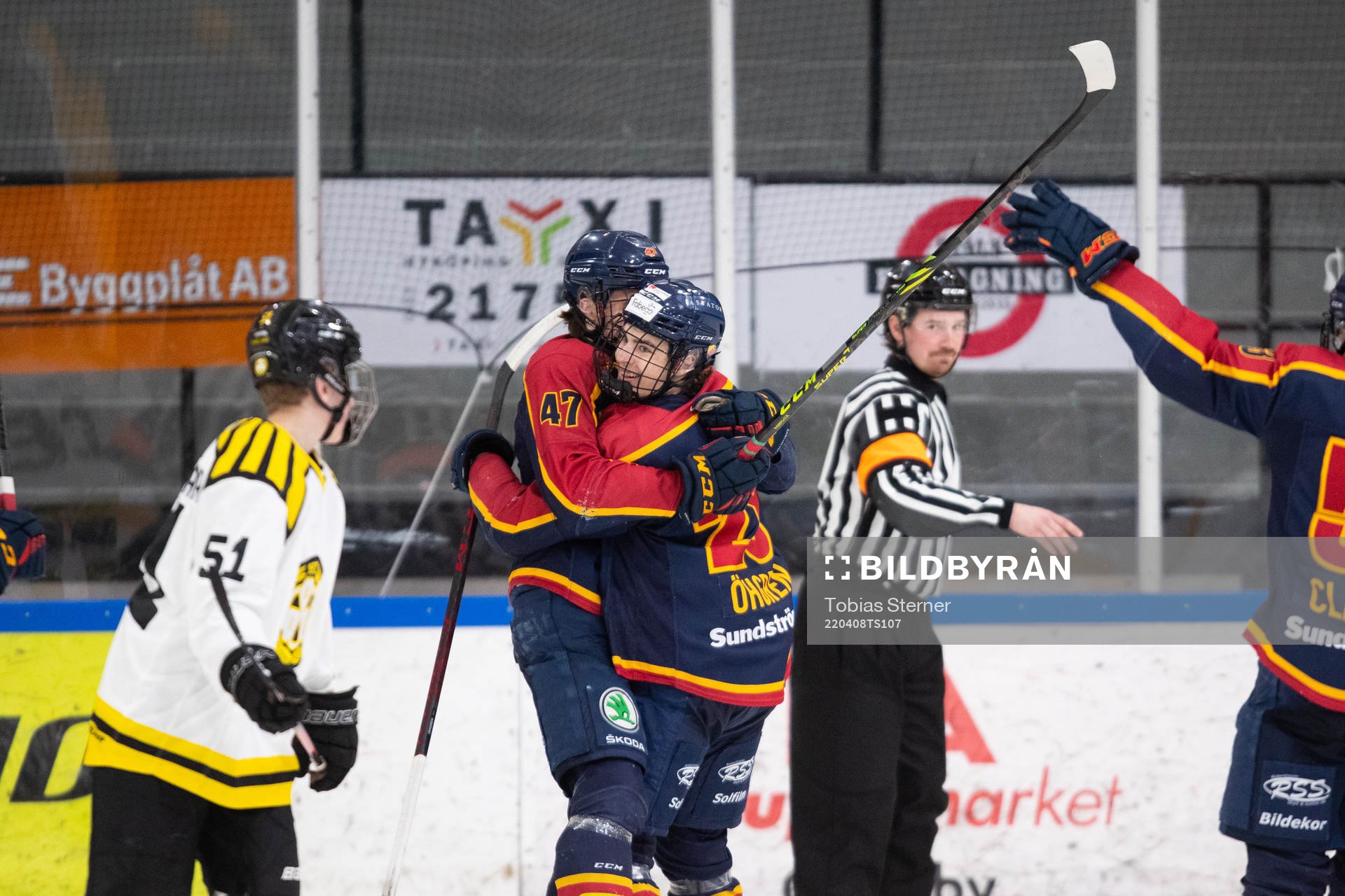 Djurgårdens Liam Öhgren jublar
