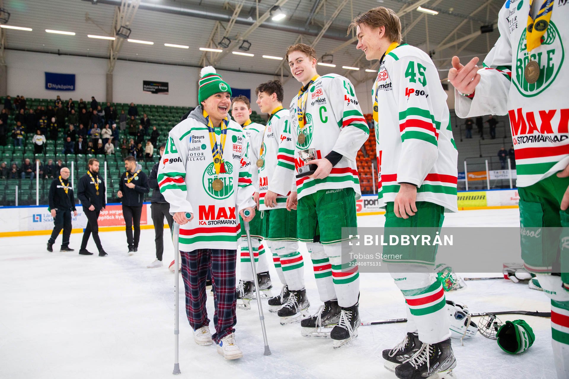 Rögles William Svensson, Simon Zether och Max Karlsson