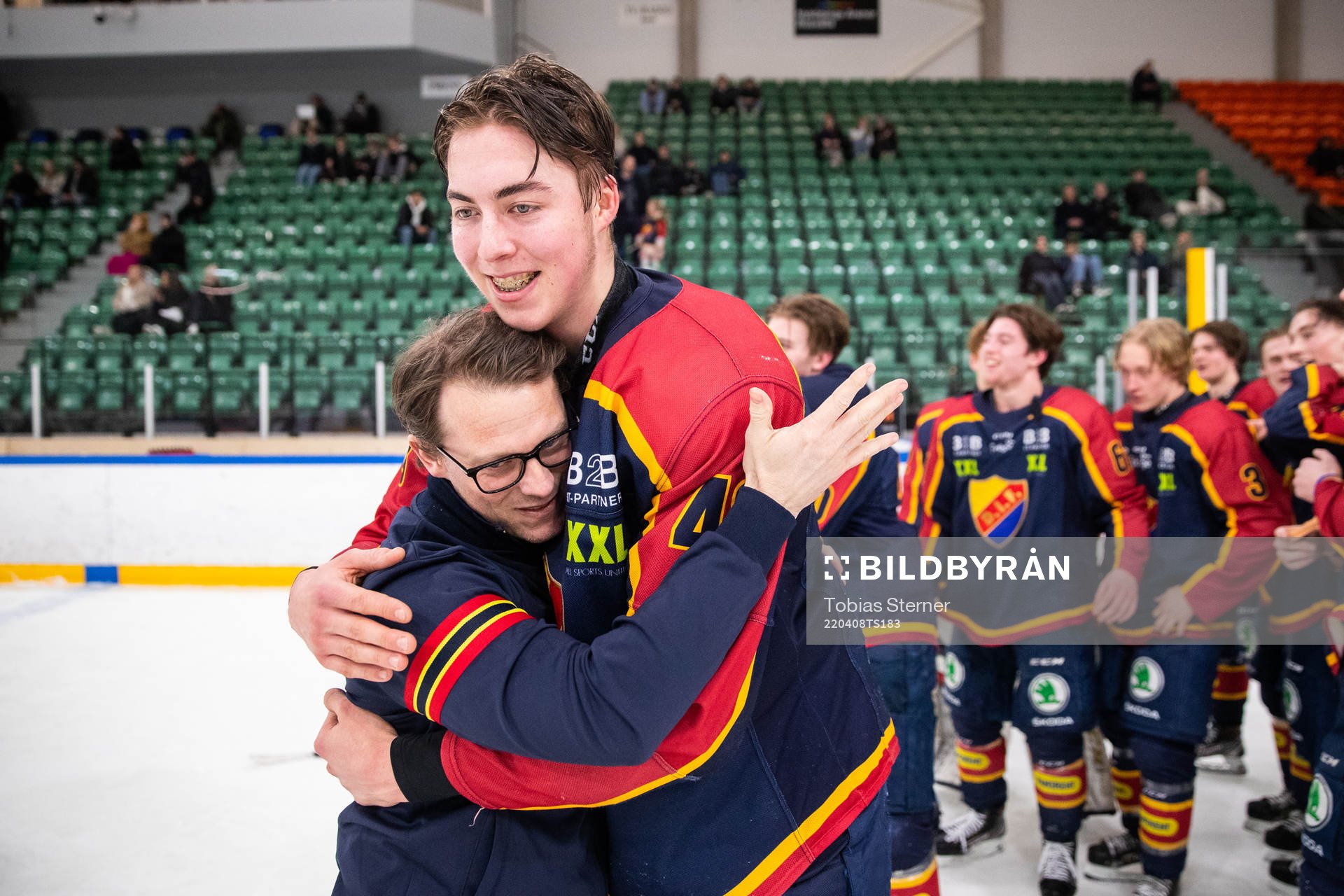 Djurgårdens assisterande tränare Magnus Welin och Victor