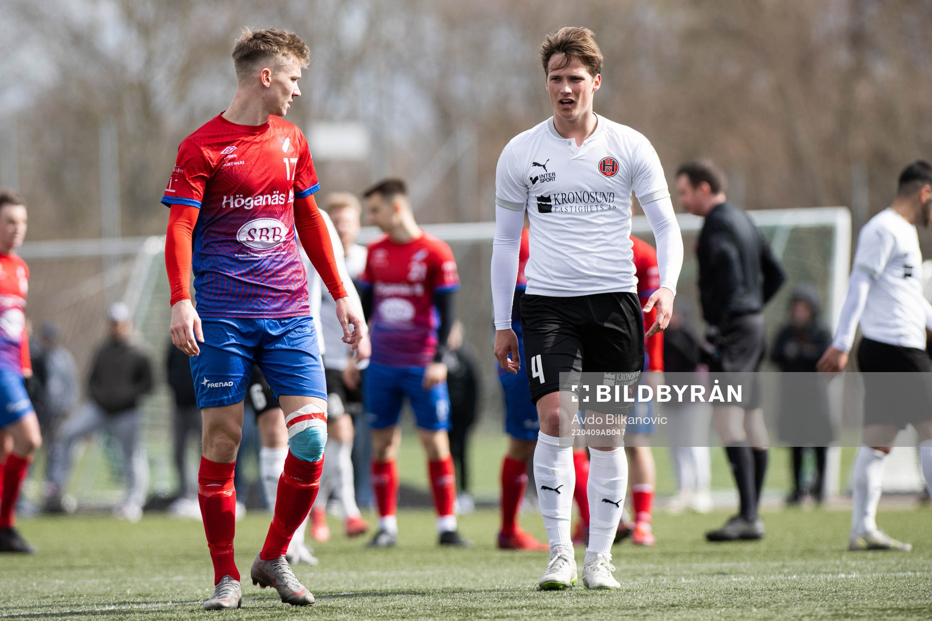 Höganäs Hugo Bogren och Hittarps Alex Sjöholm