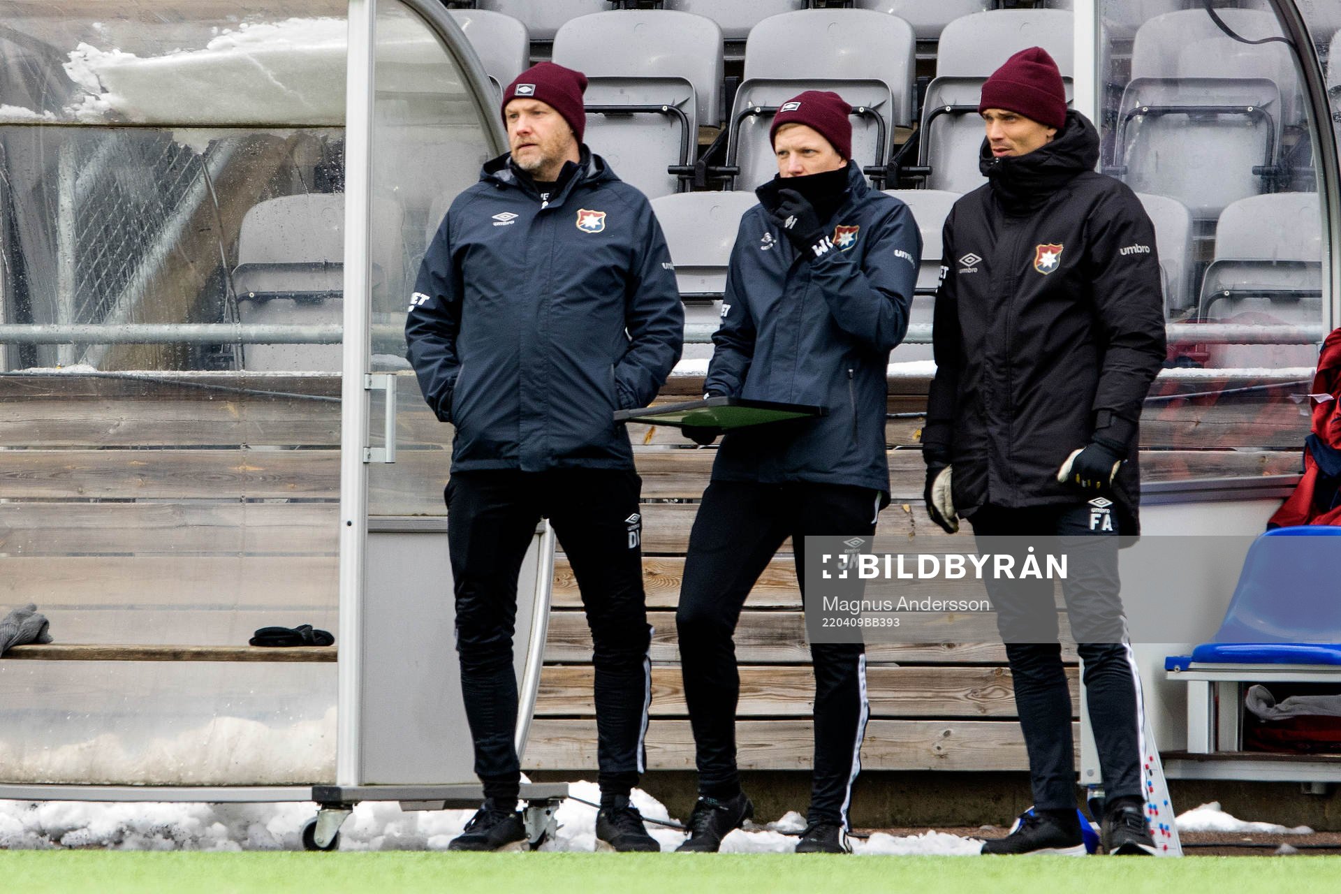 Örgrytes Tränare Dane Ivarsson och assisterande tränare