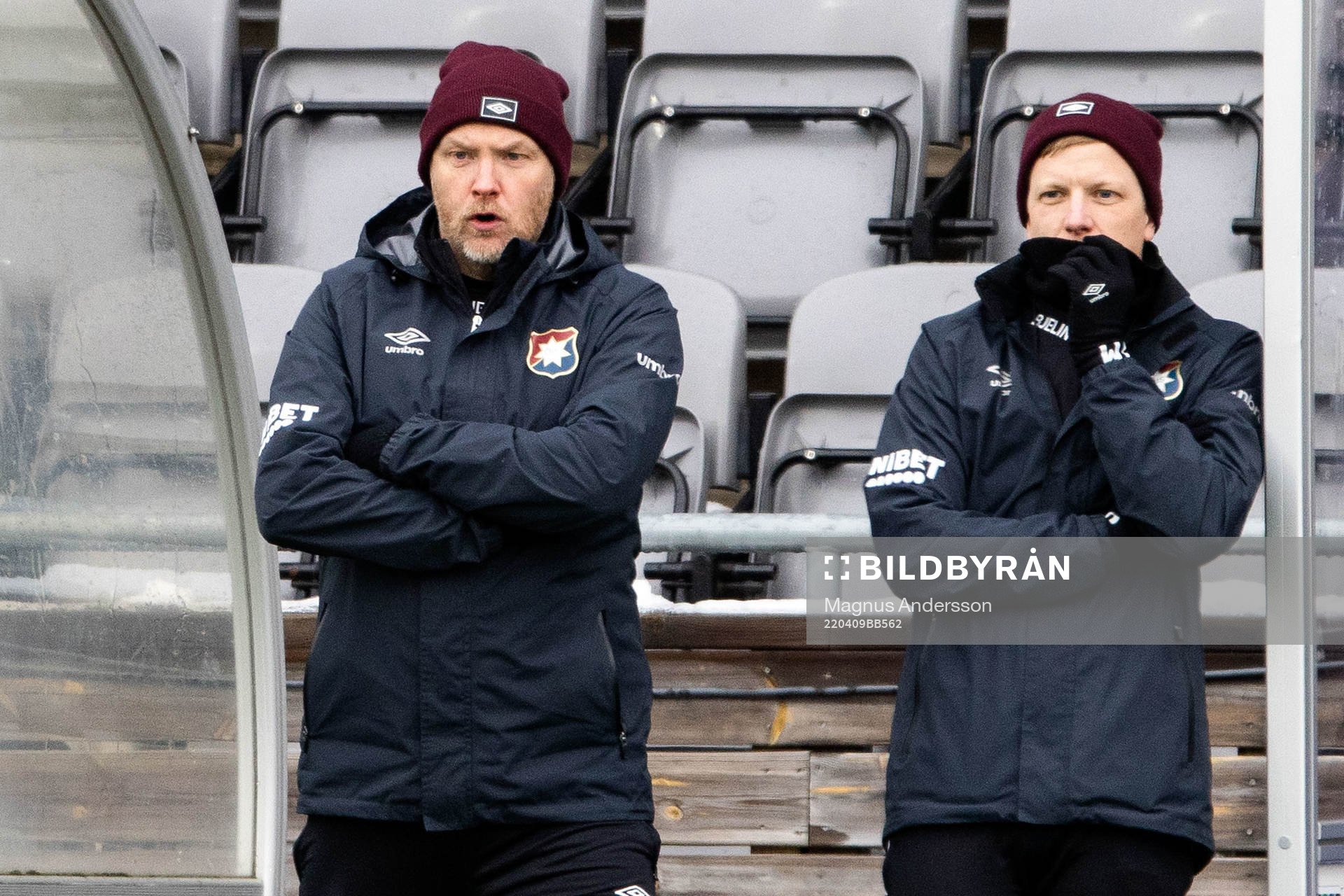 Örgrytes tränare Dane Ivarsson och assisterande tränare