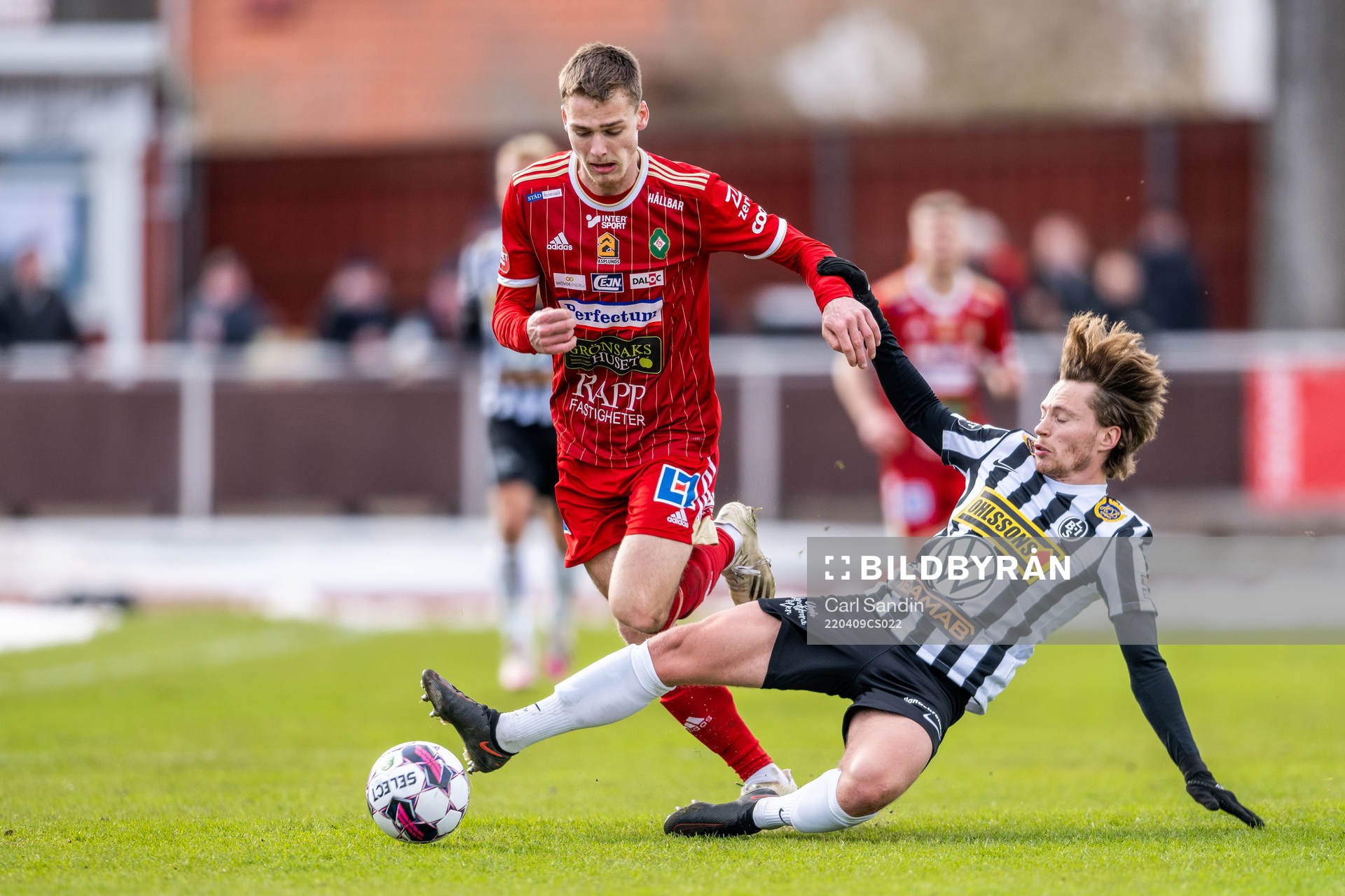 Skövdes Villiam Granath och Landskronas Filip Ottosson