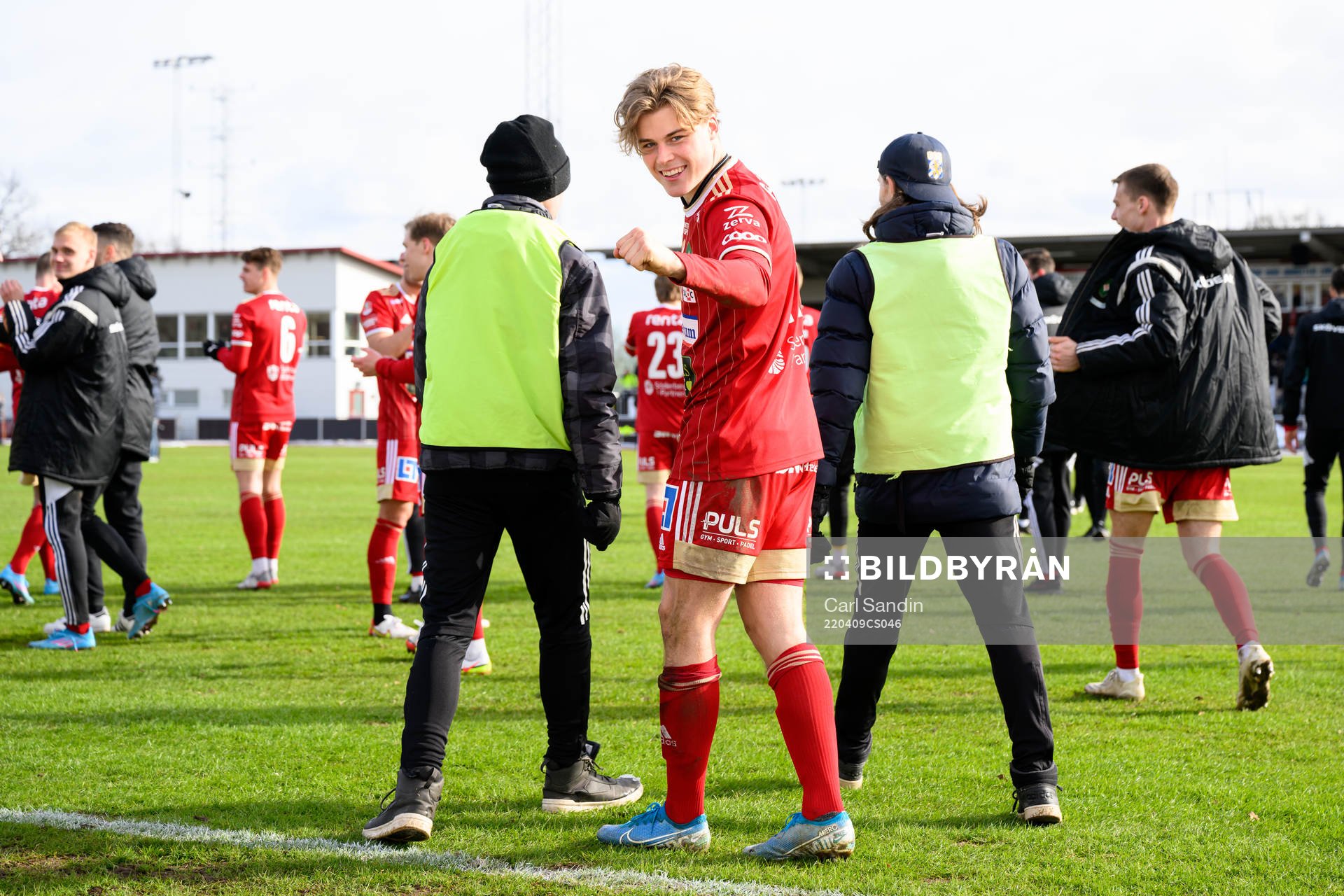 Skövdes Linus Mattsson jublar