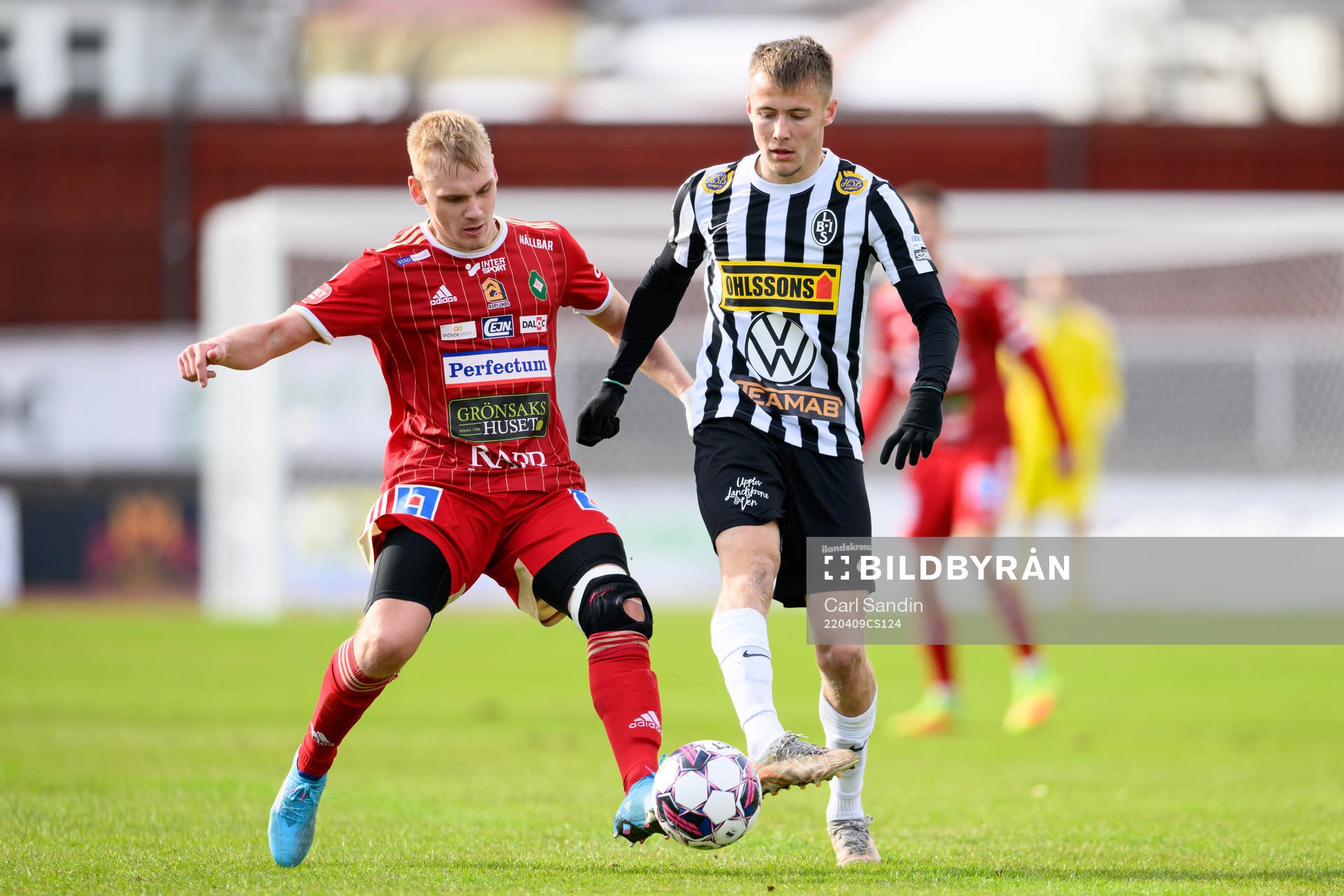 Skövdes Oscar Lennerskog och Landskronas Melker Heier