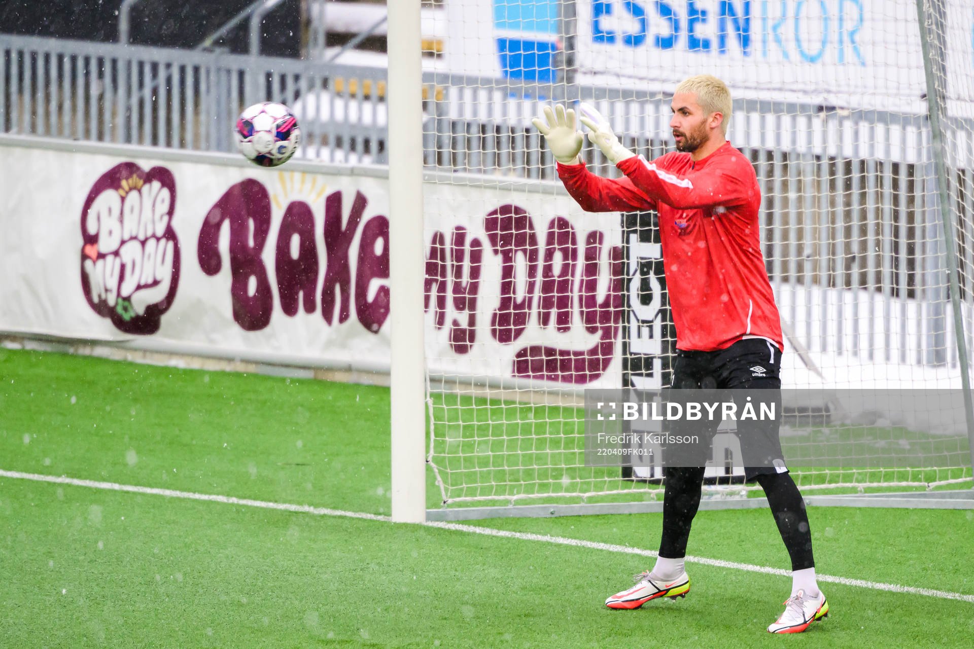 Degerfors målvakt Alfie Malik Whiteman