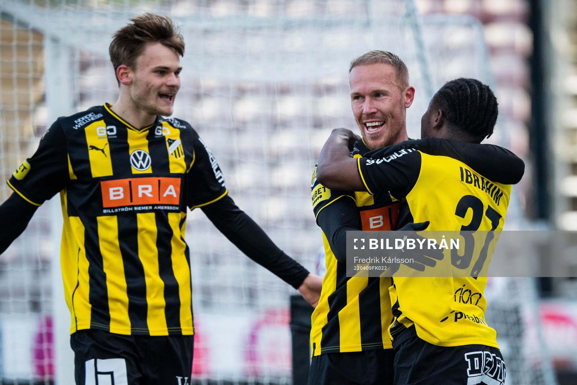Häckens Oscar Uddenäs, Mikkel Rygaard Jensen och Ibrahim