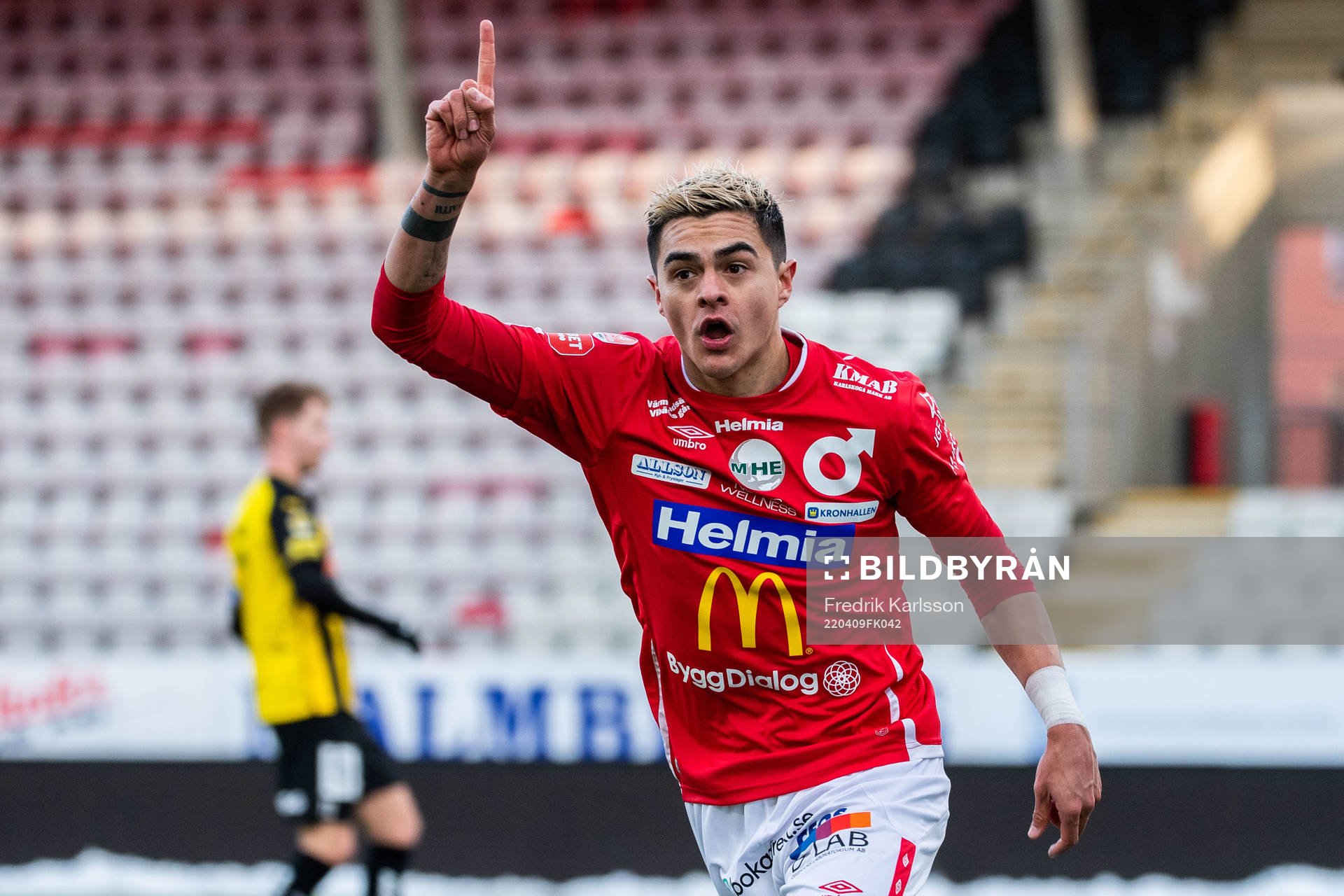 Degerfors Diego Campos jublar