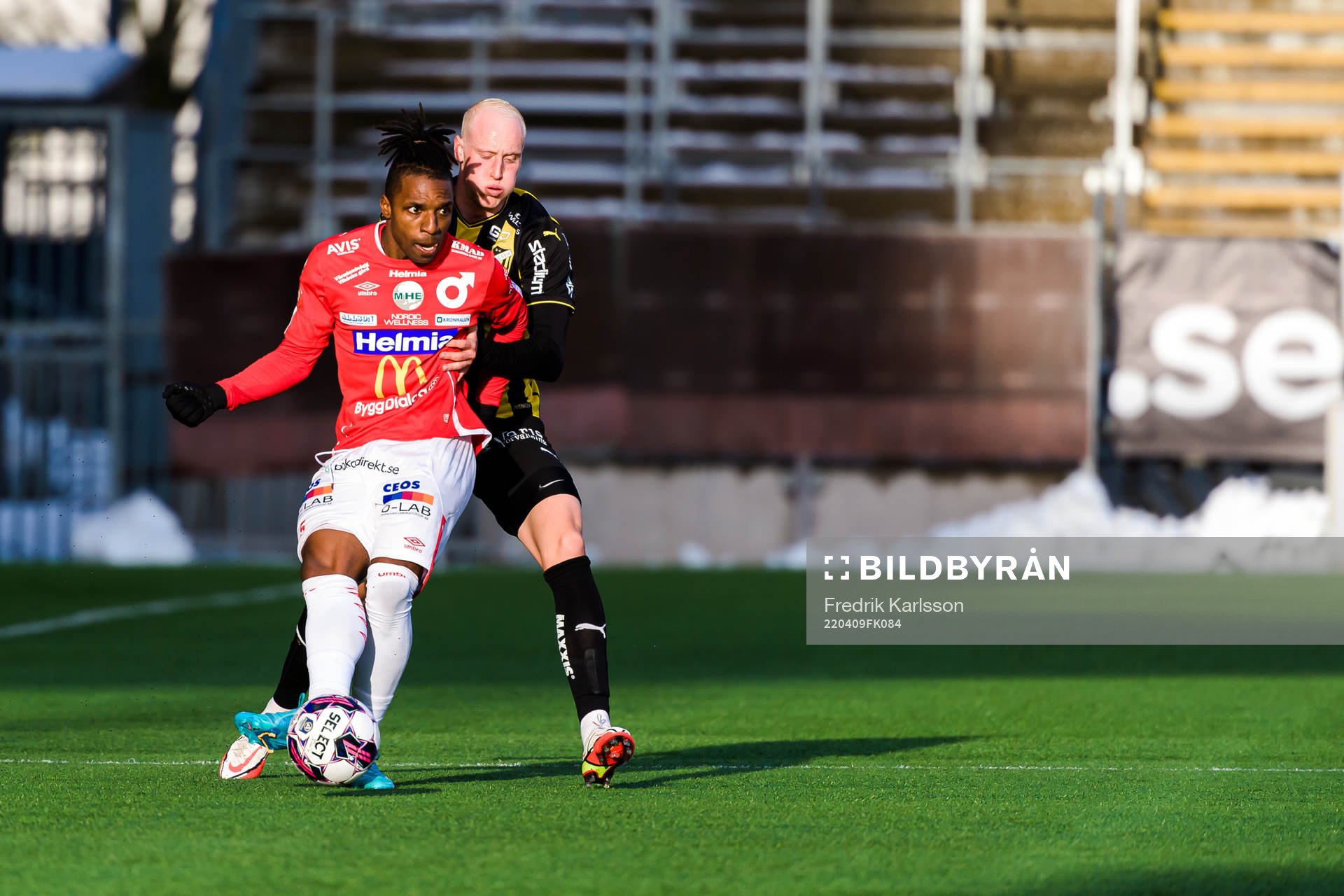 Degerfors Joseph-Claude Agyeman Gyau och Häckens Valgeir