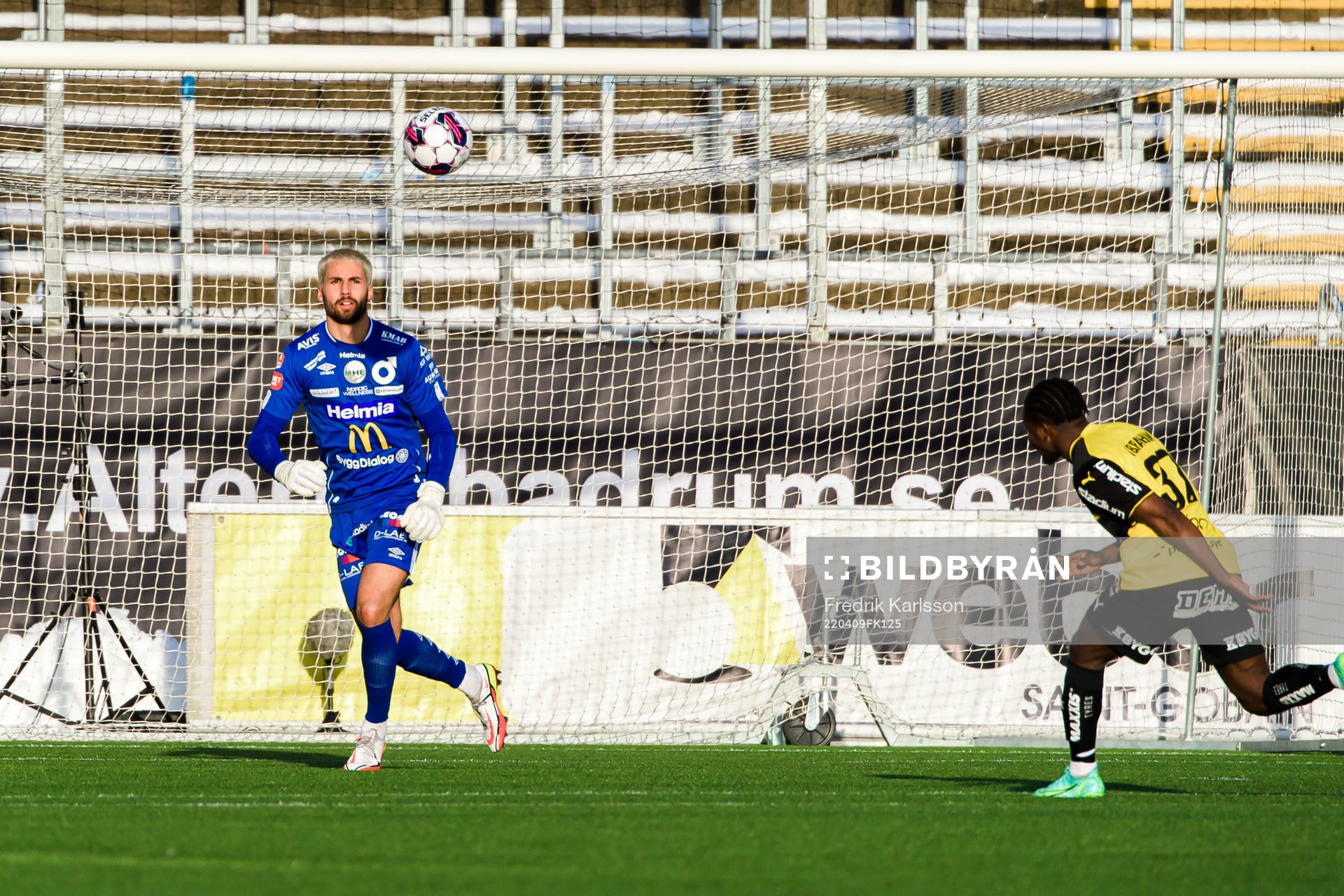 Degerfors målvakt Alfie Malik Whiteman