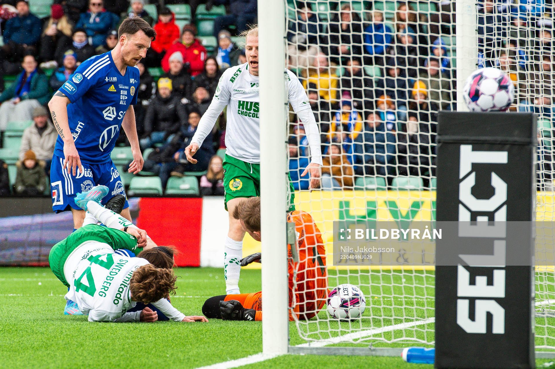 Hammarbys Williot Swedberg och Gustav Ludwigson gör 1-4