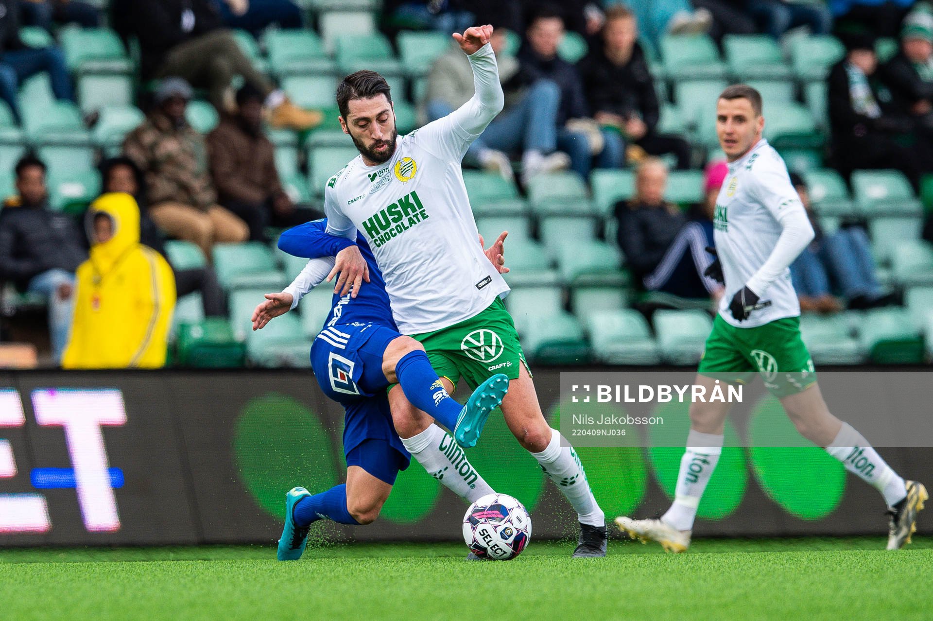 Sundsvalls Pontus Silfwer och Hammarbys Nahir Besara